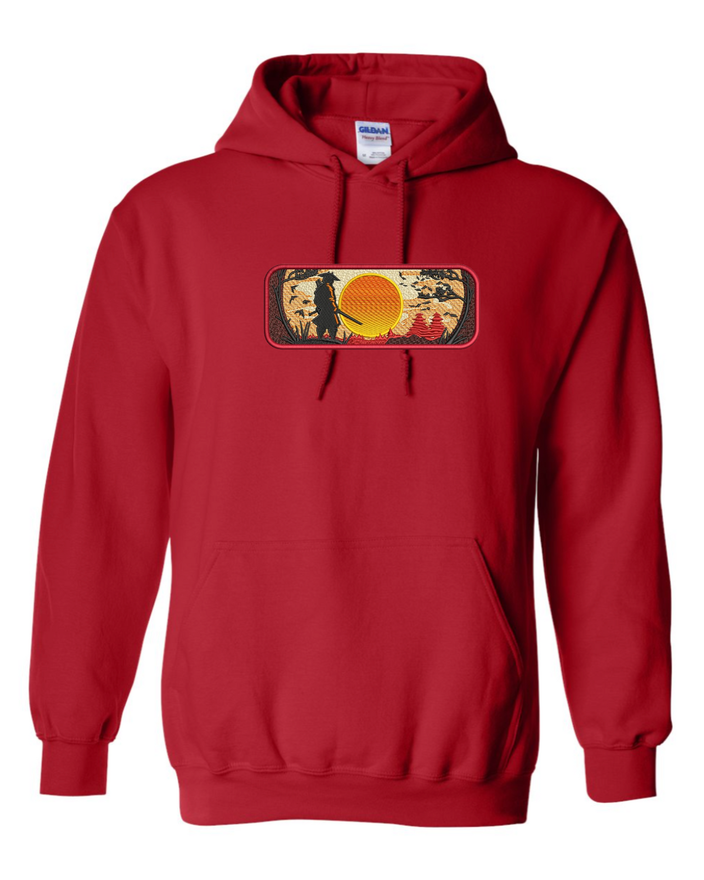 Samurai Sunrise Hooded Sweatshirt