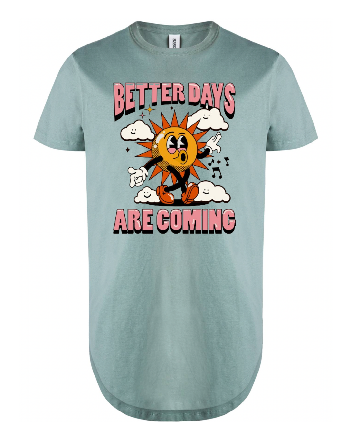 "Better Days Are Coming" Men's Long T-Shirt