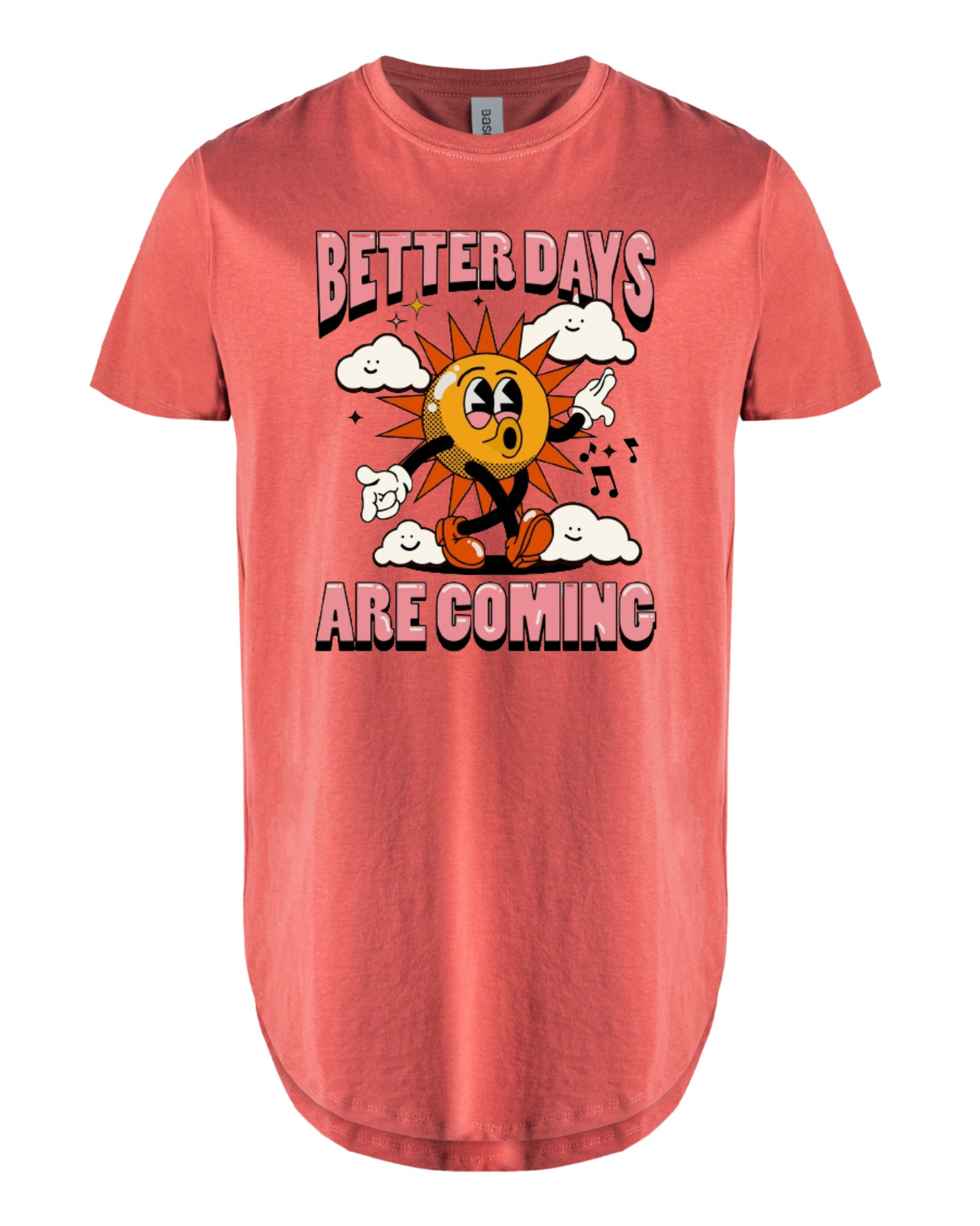 "Better Days Are Coming" Men's Long T-Shirt