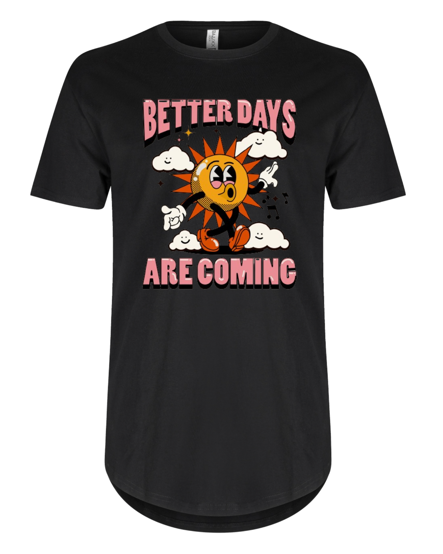 "Better Days Are Coming" Men's Long T-Shirt