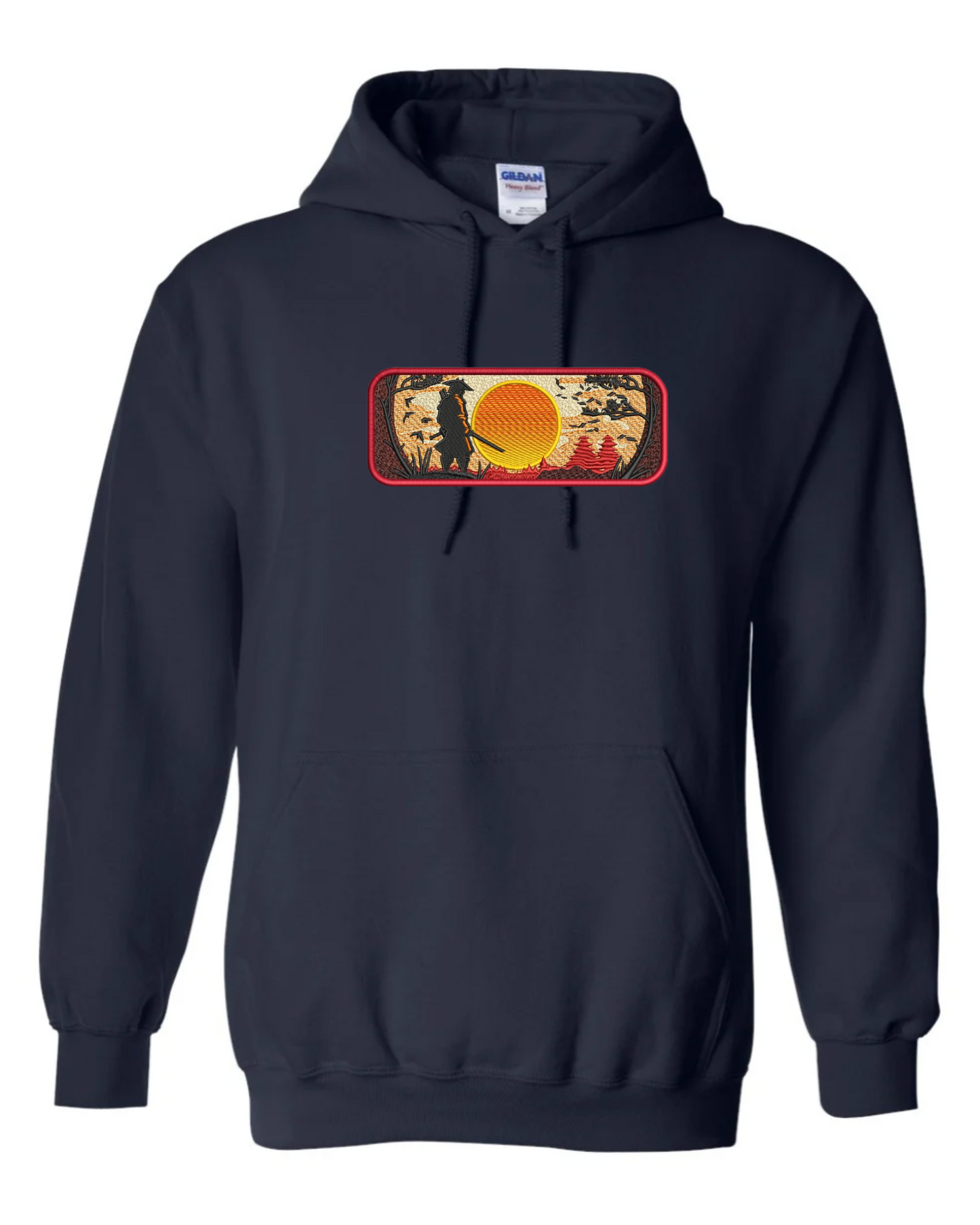 Samurai Sunrise Hooded Sweatshirt