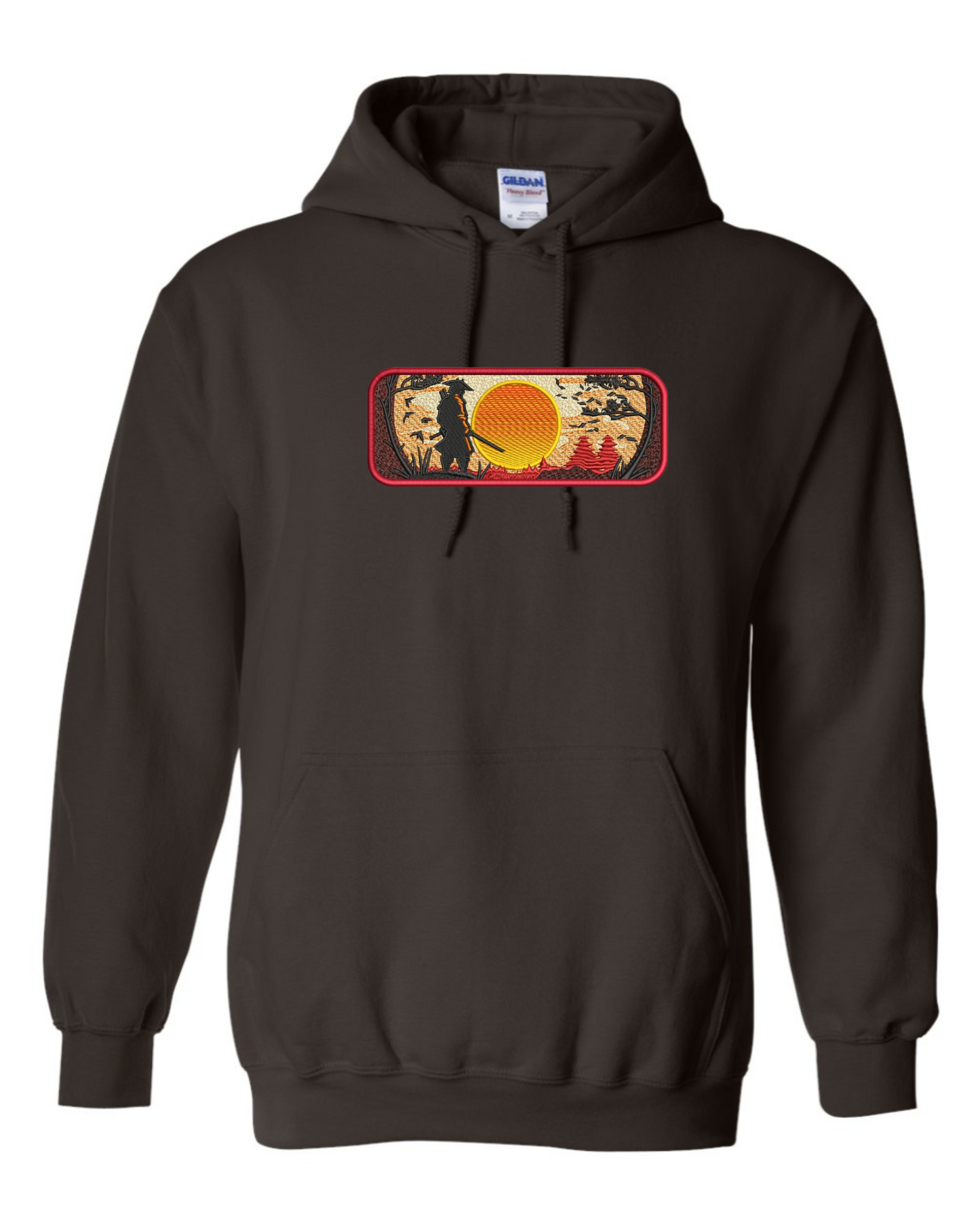 Samurai Sunrise Hooded Sweatshirt