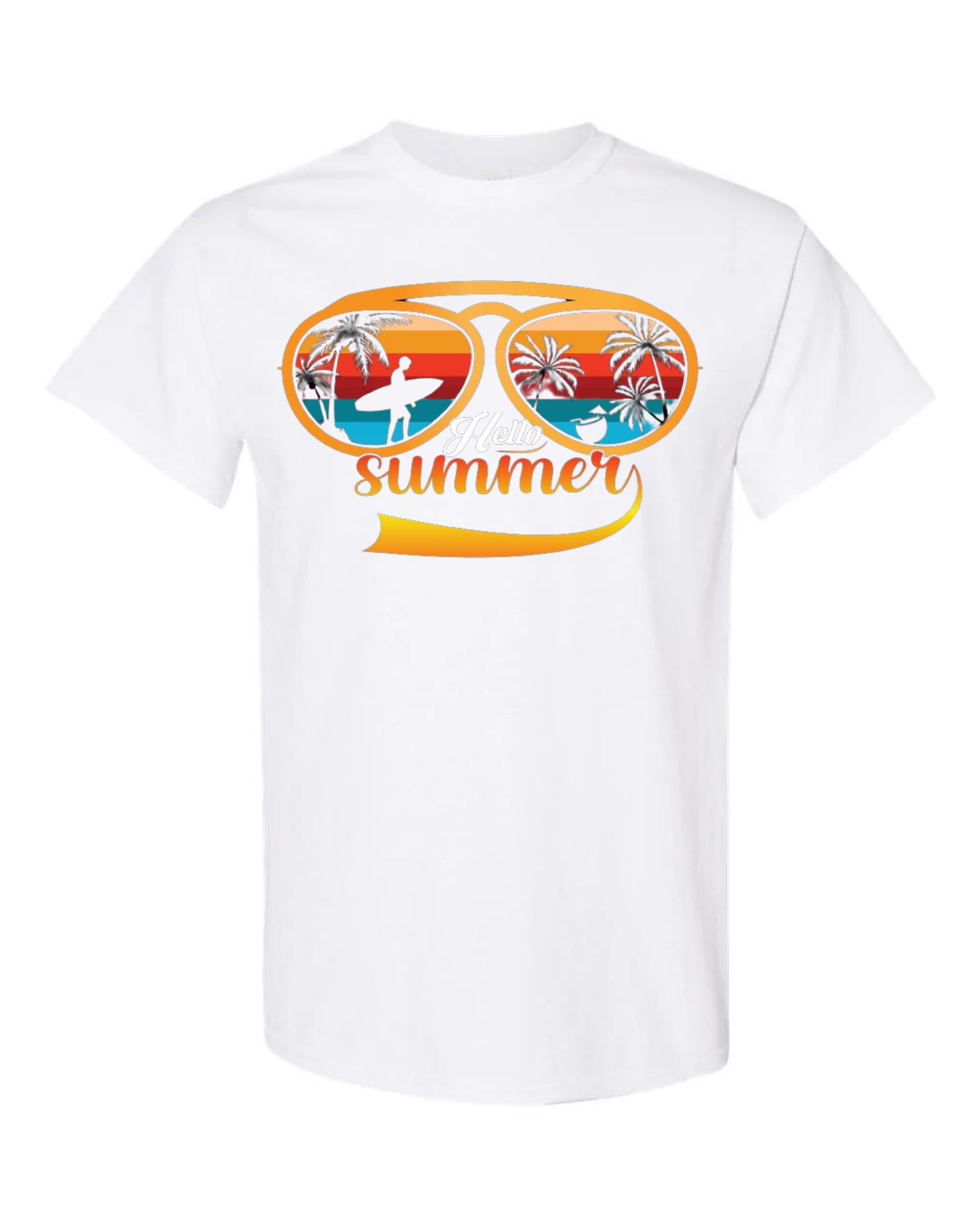 "Hello Summer" Short Sleeve T-Shirt