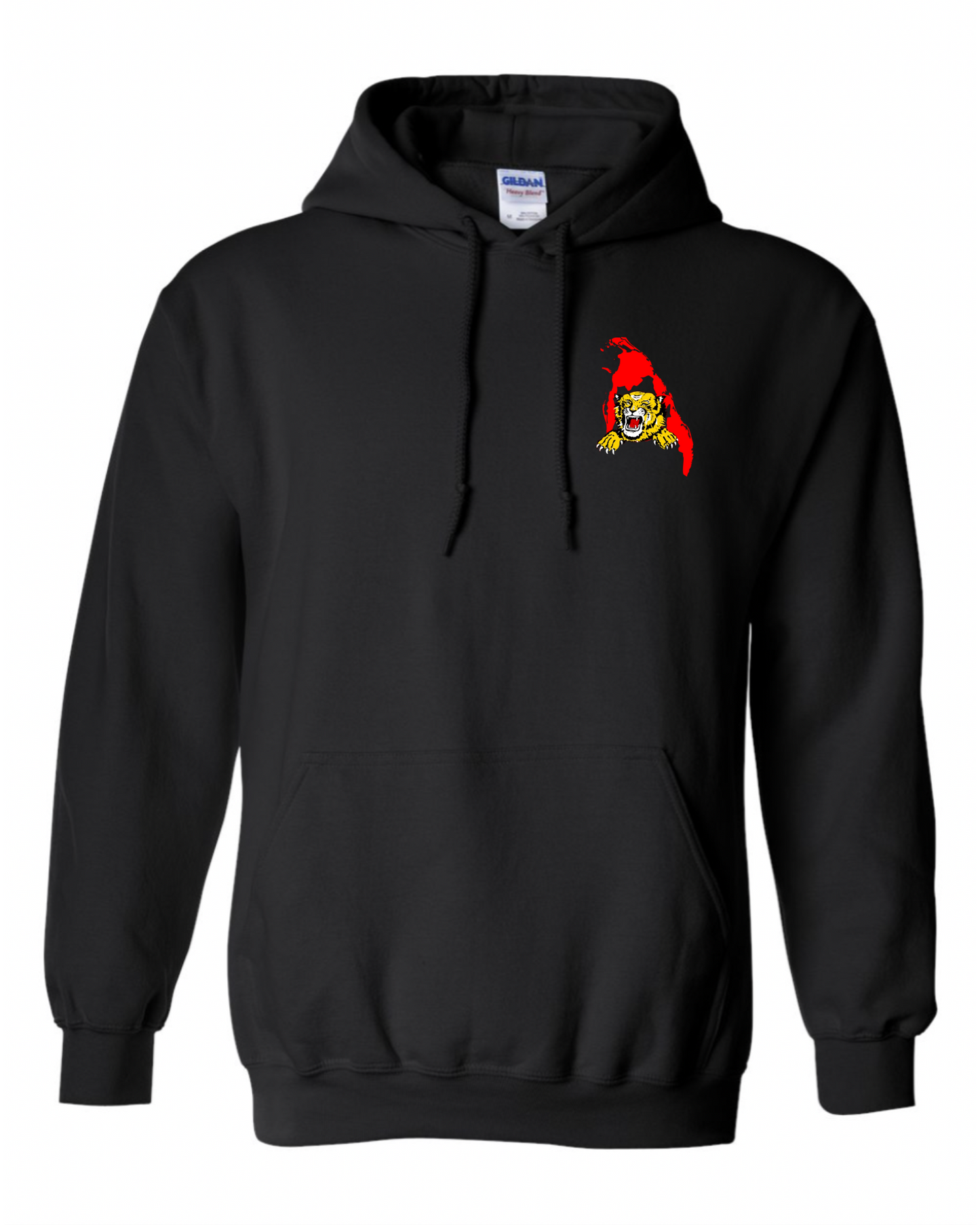 Tamil Eelam Map and Tiger Hooded Sweatshirt