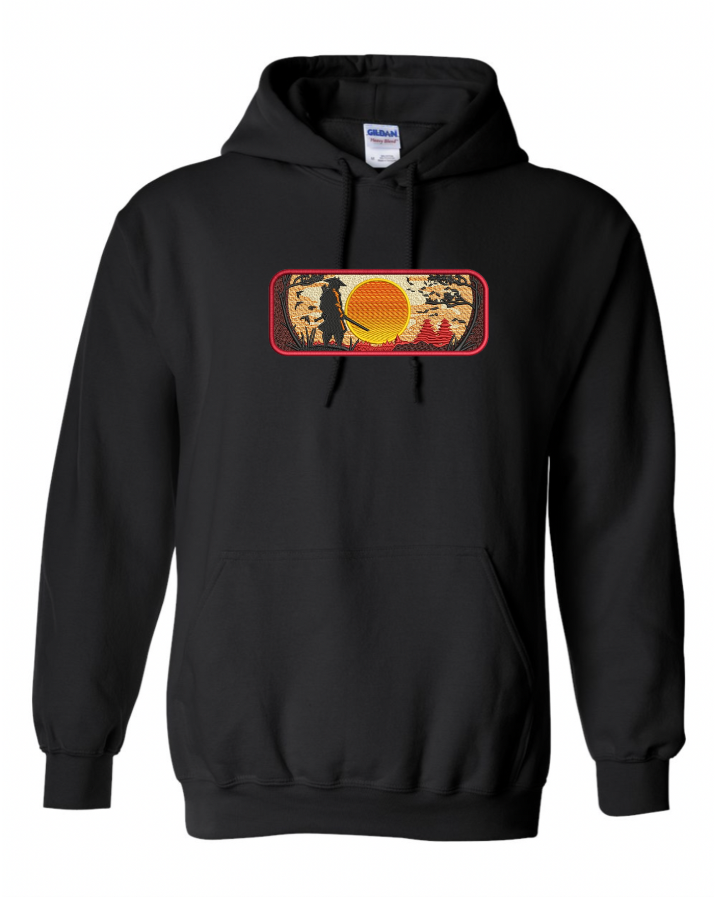 Samurai Sunrise Hooded Sweatshirt