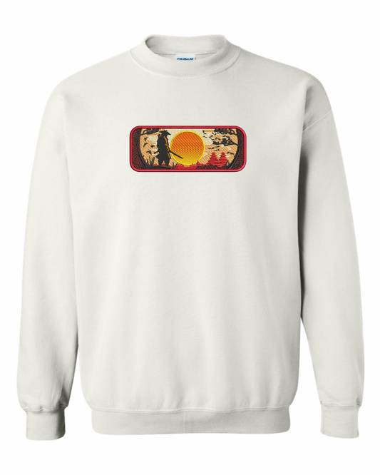 Samurai Sunrise Crewneck Sweatshirt