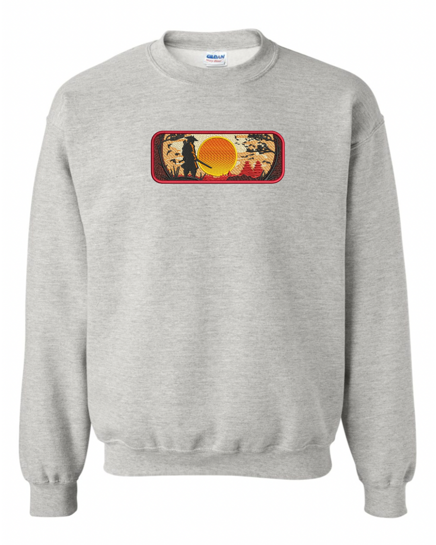 Samurai Sunrise Crewneck Sweatshirt