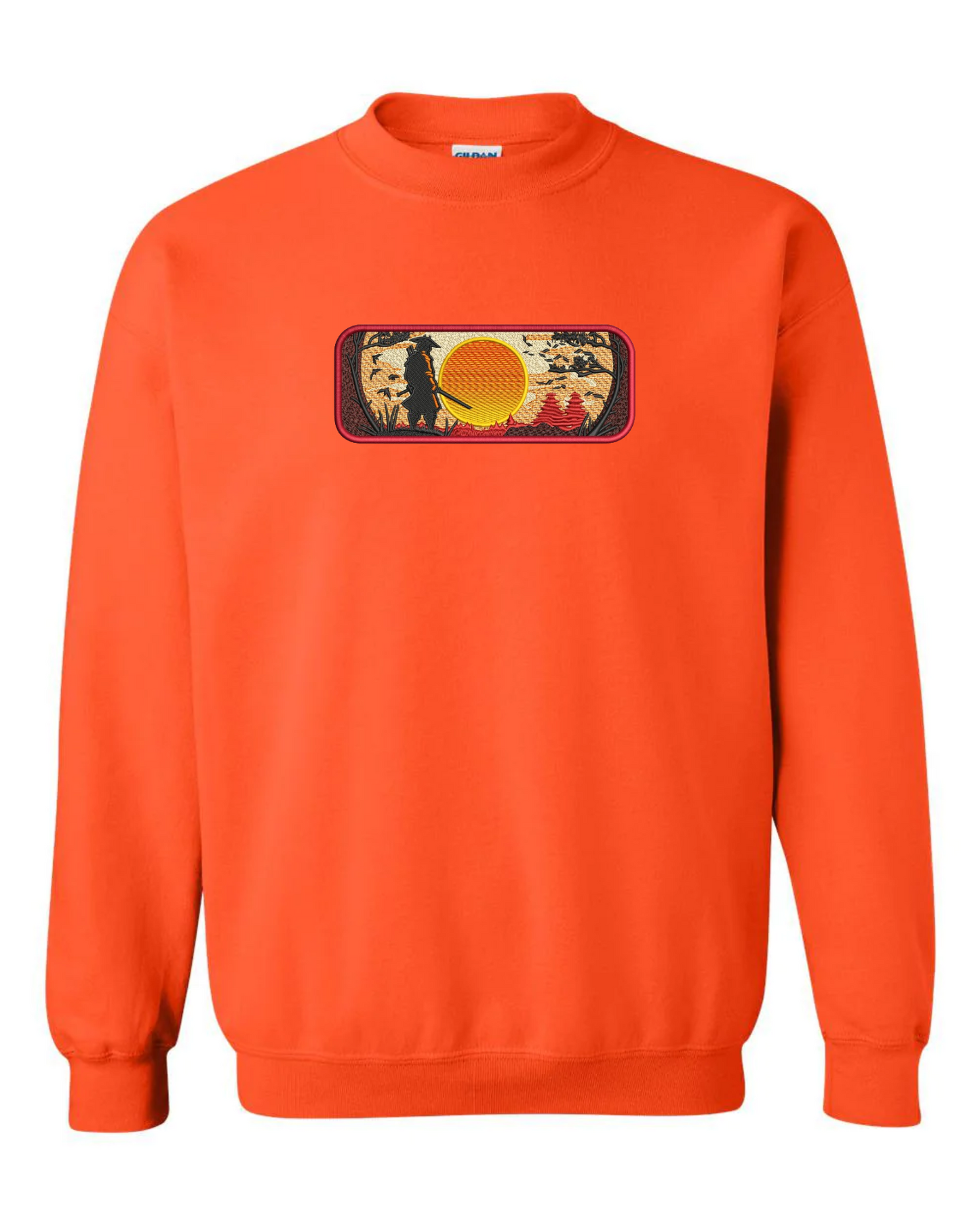 Samurai Sunrise Crewneck Sweatshirt