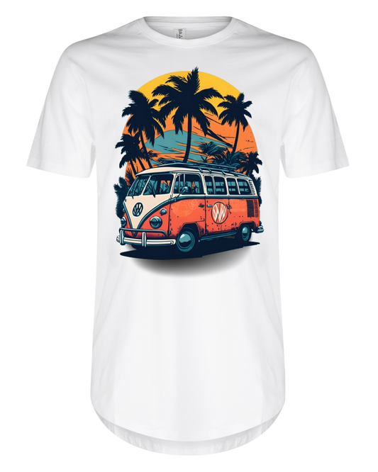 "Summer Vibes" Men's Long T-Shirt