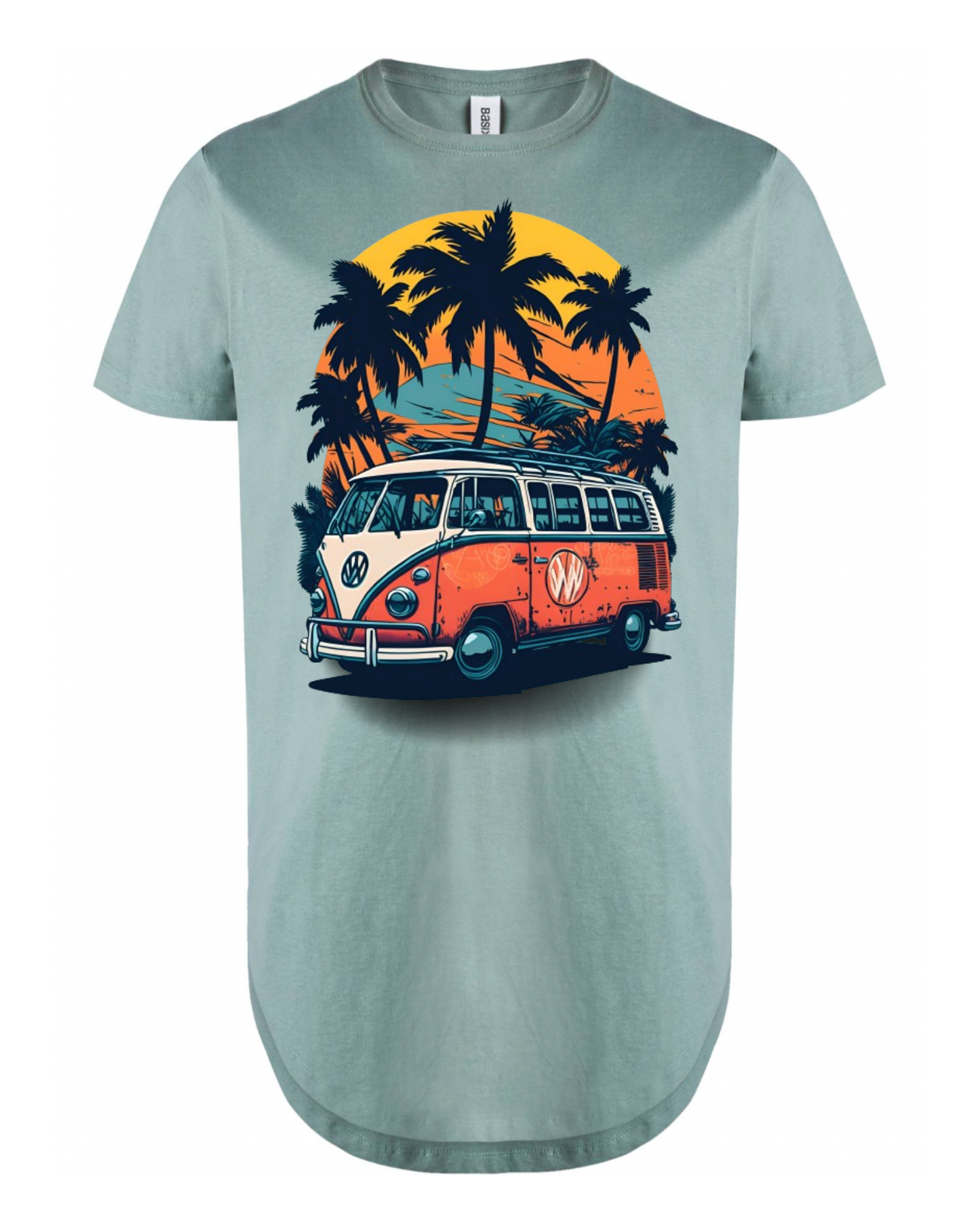 "Summer Vibes" Men's Long T-Shirt