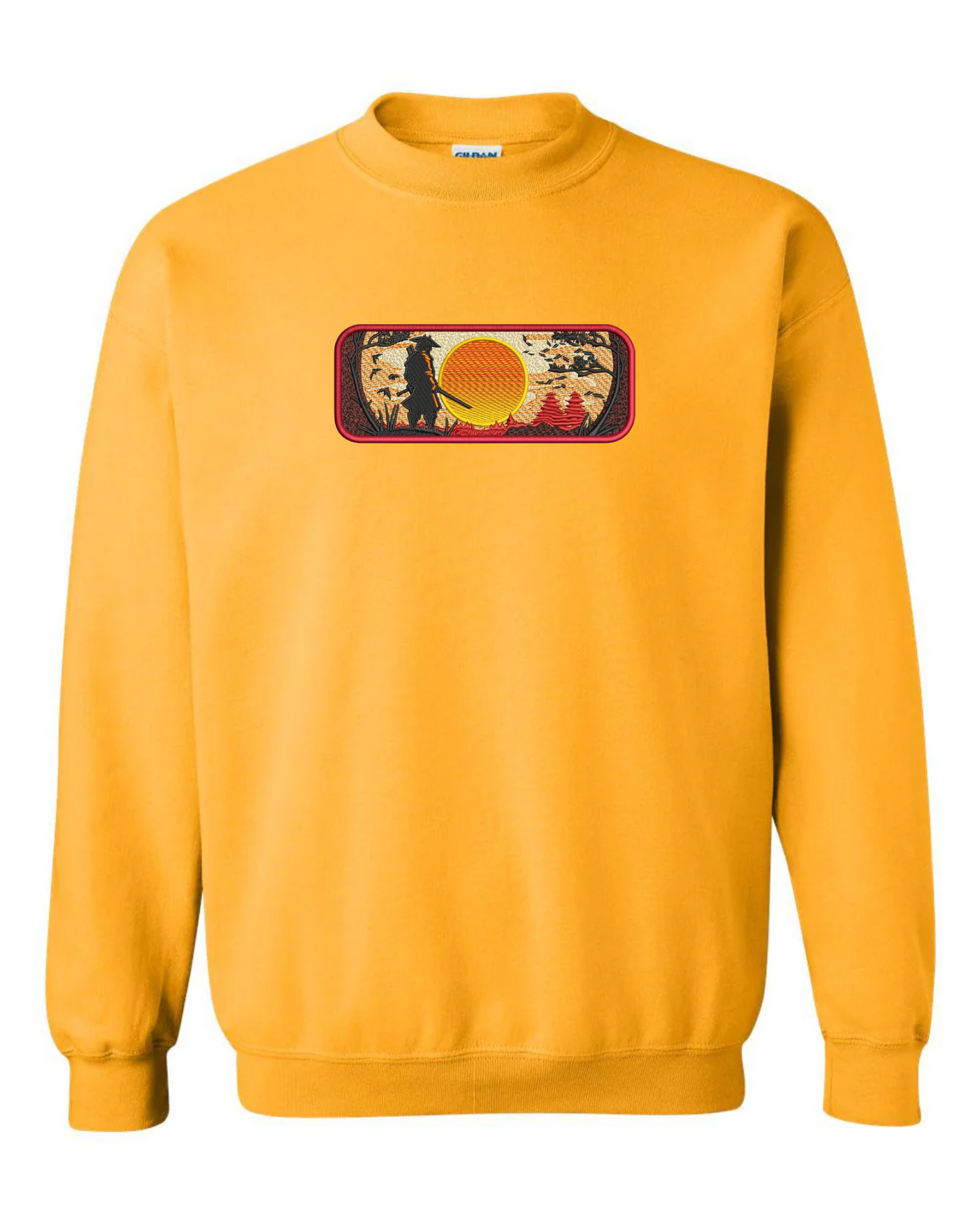 Samurai Sunrise Crewneck Sweatshirt