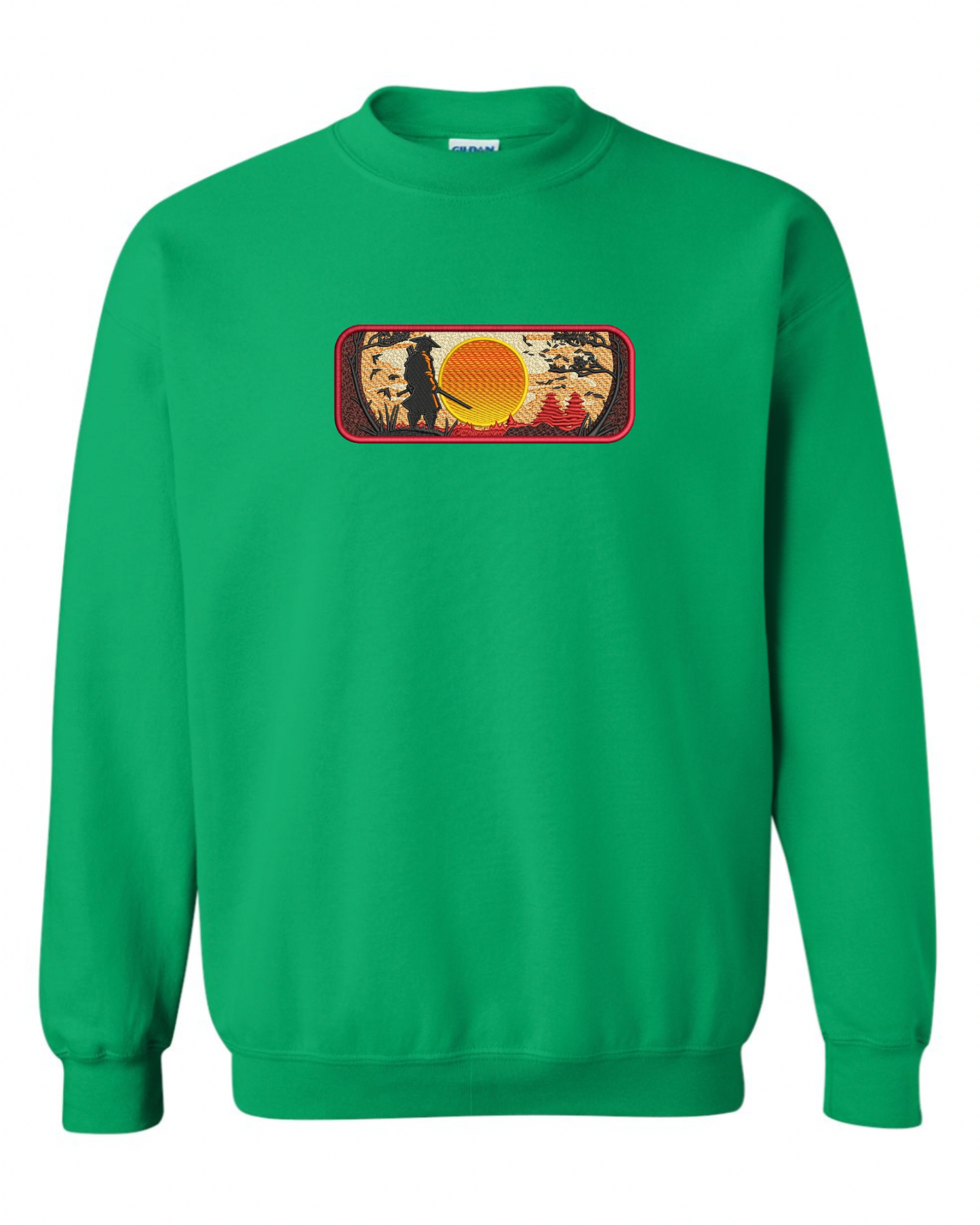 Samurai Sunrise Crewneck Sweatshirt