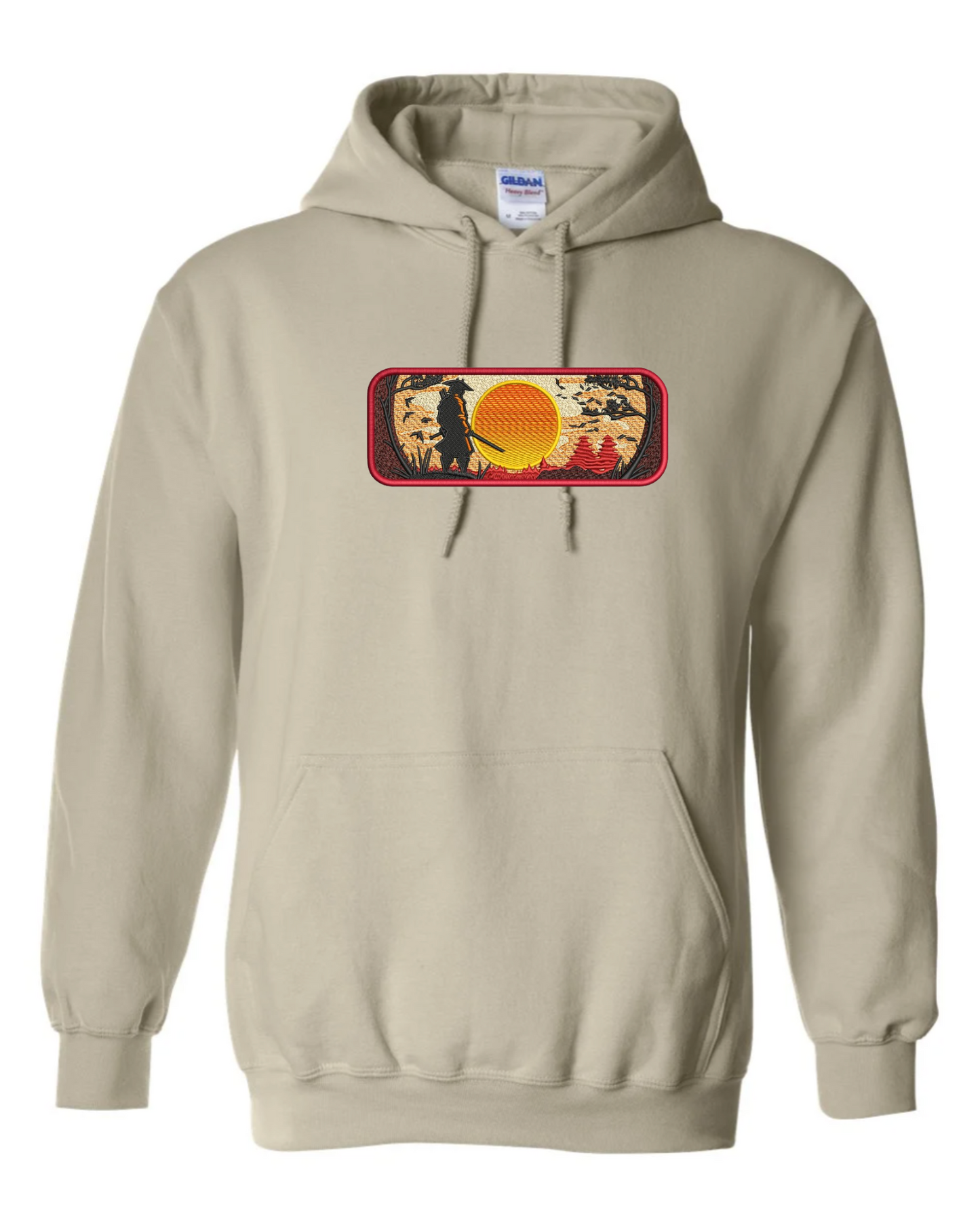 Samurai Sunrise Hooded Sweatshirt