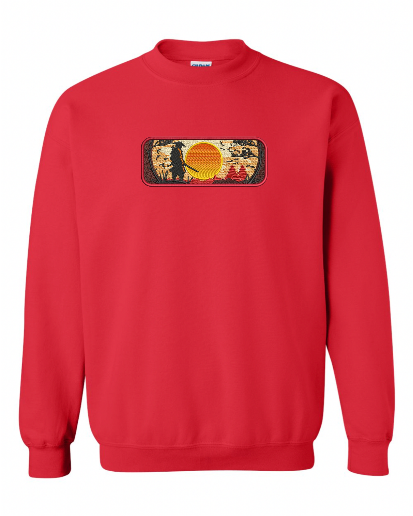 Samurai Sunrise Crewneck Sweatshirt