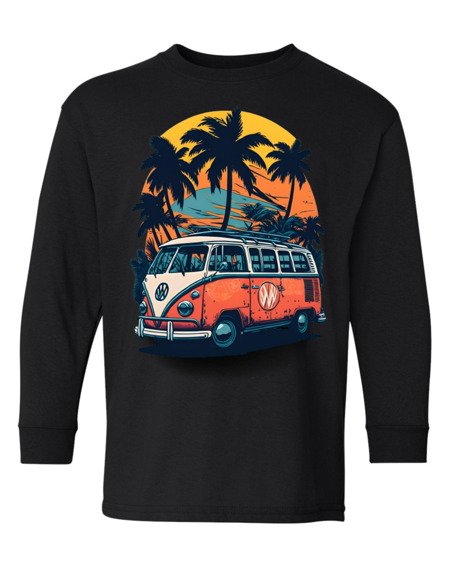 "Summer Vibes" Youth Long Sleeve T-Shirt