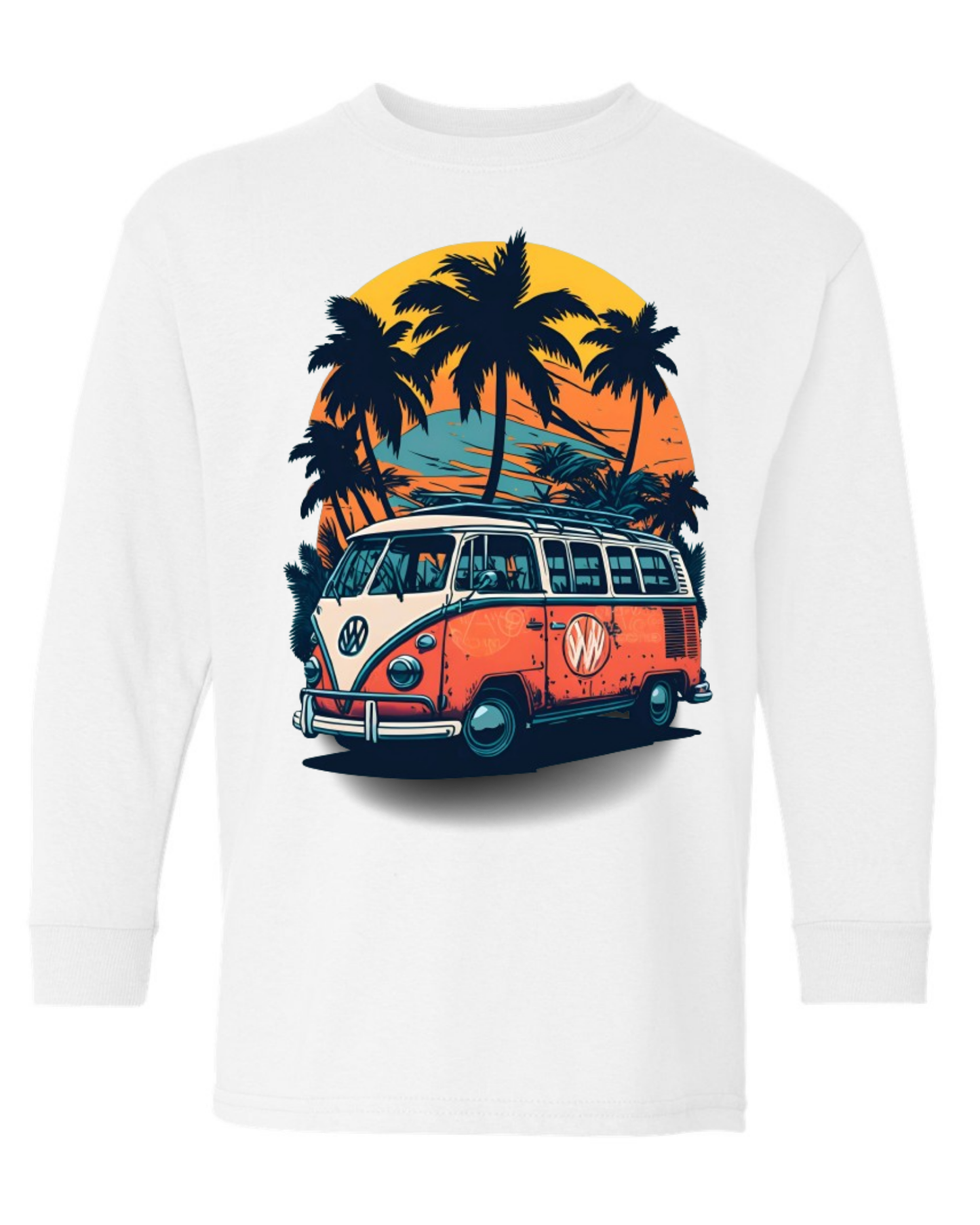 "Summer Vibes" Youth Long Sleeve T-Shirt