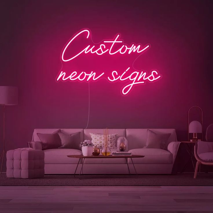 Customizable Neon Sign