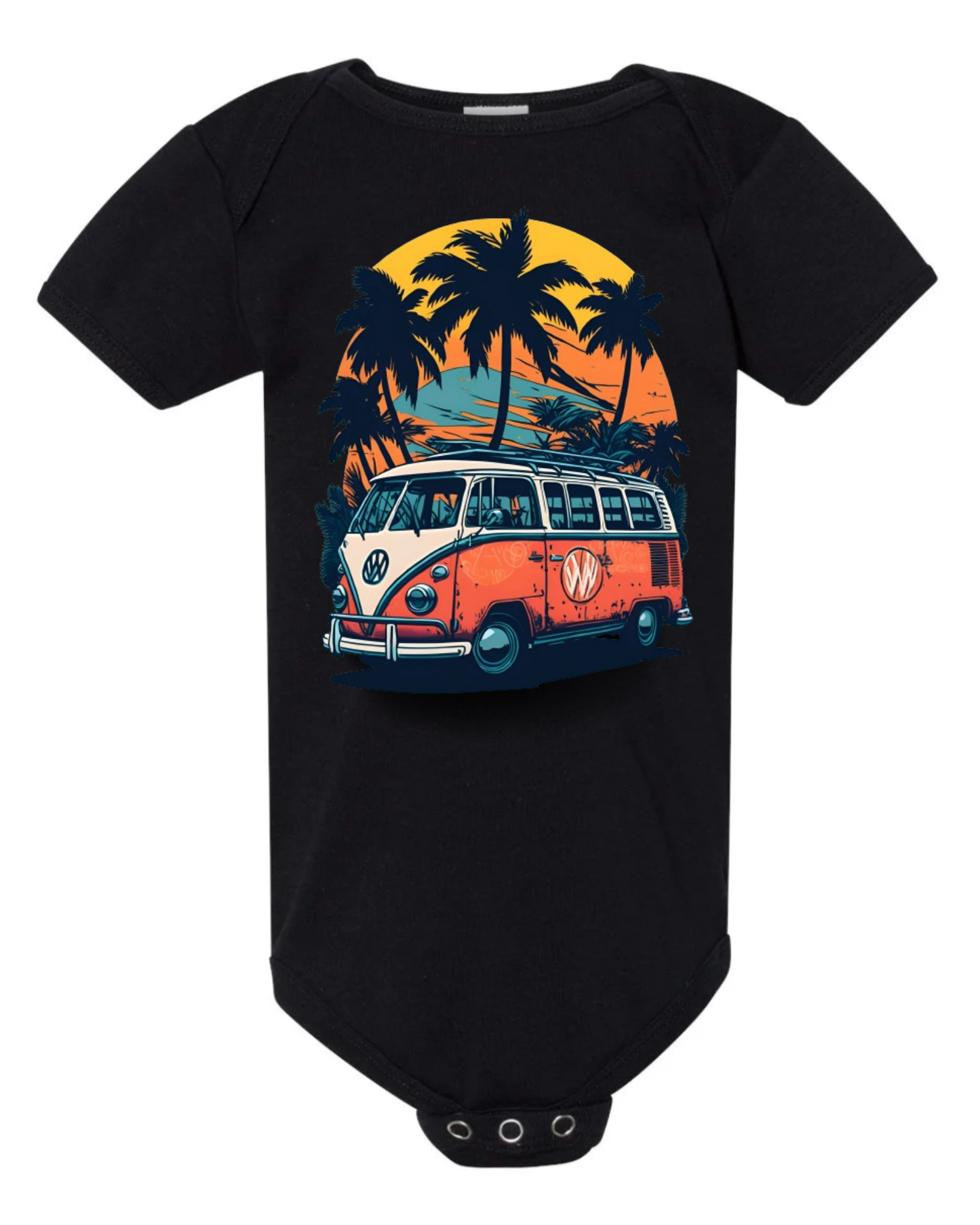 "Summer Vibes" Baby Short Sleeve Onesie