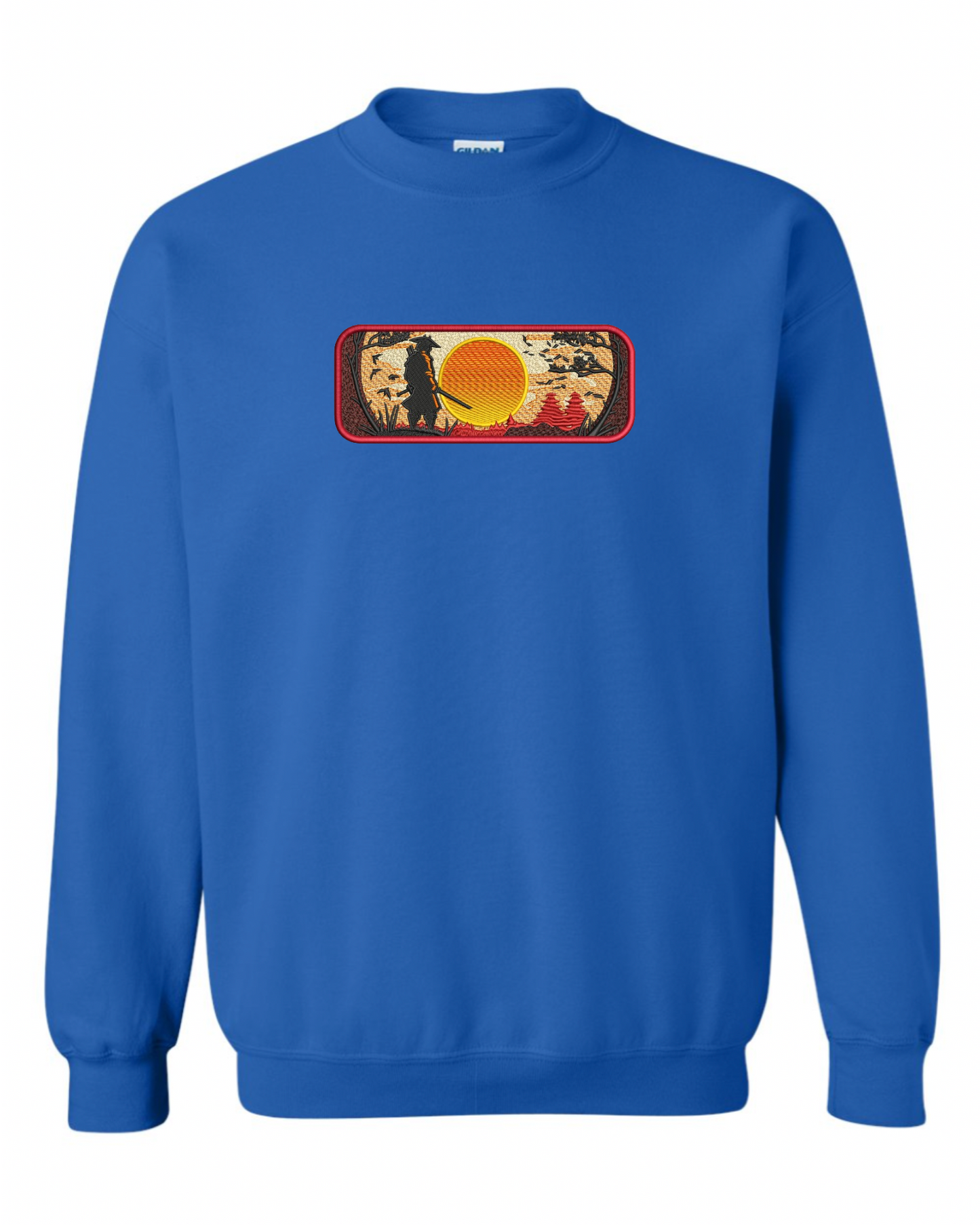 Samurai Sunrise Crewneck Sweatshirt