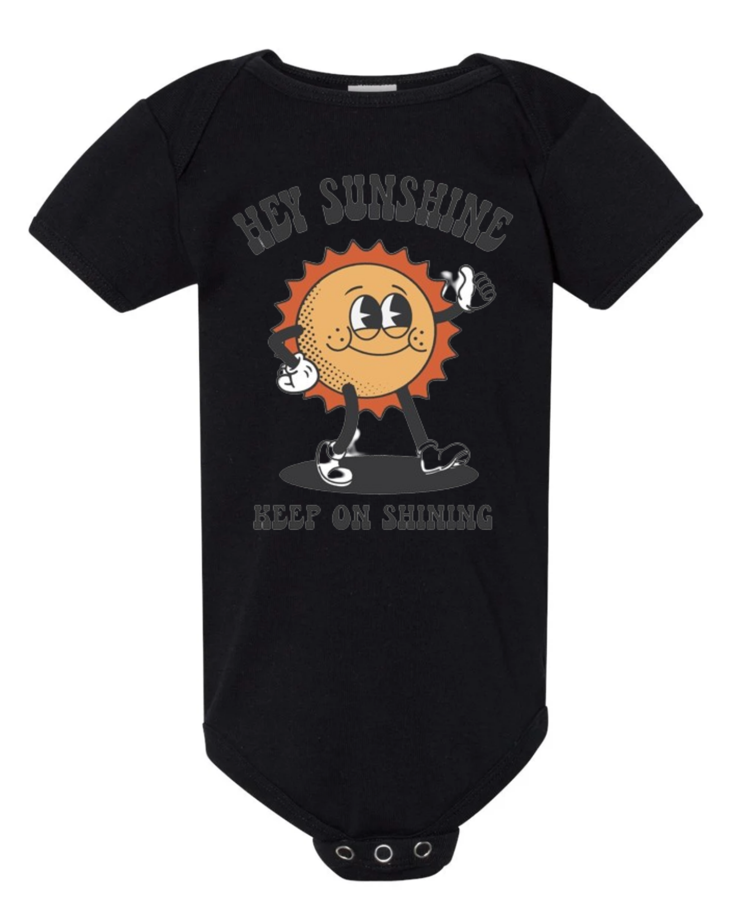 "Hey Sunshine" Baby Short Sleeve Onesie