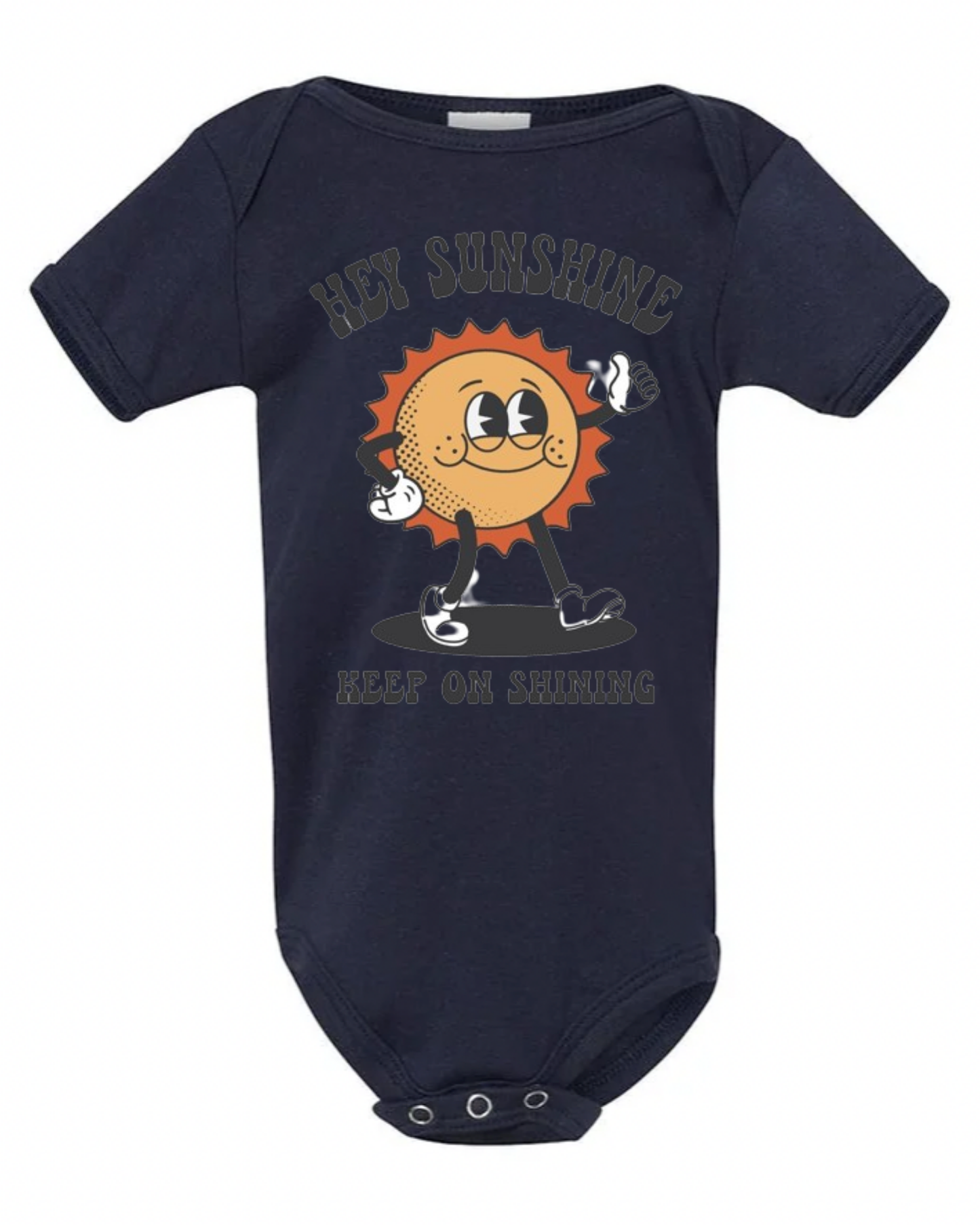 "Hey Sunshine" Baby Short Sleeve Onesie