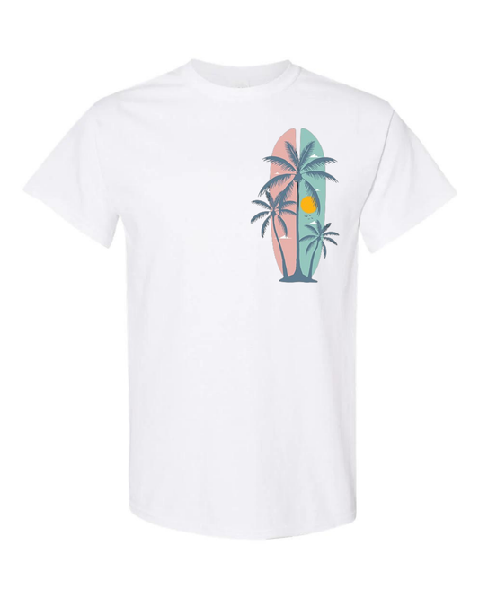 "Summer Palm Trees" Short Sleeve T-Shirt