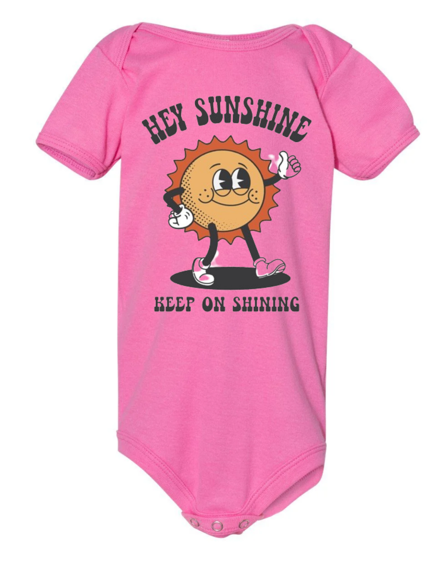 "Hey Sunshine" Baby Short Sleeve Onesie