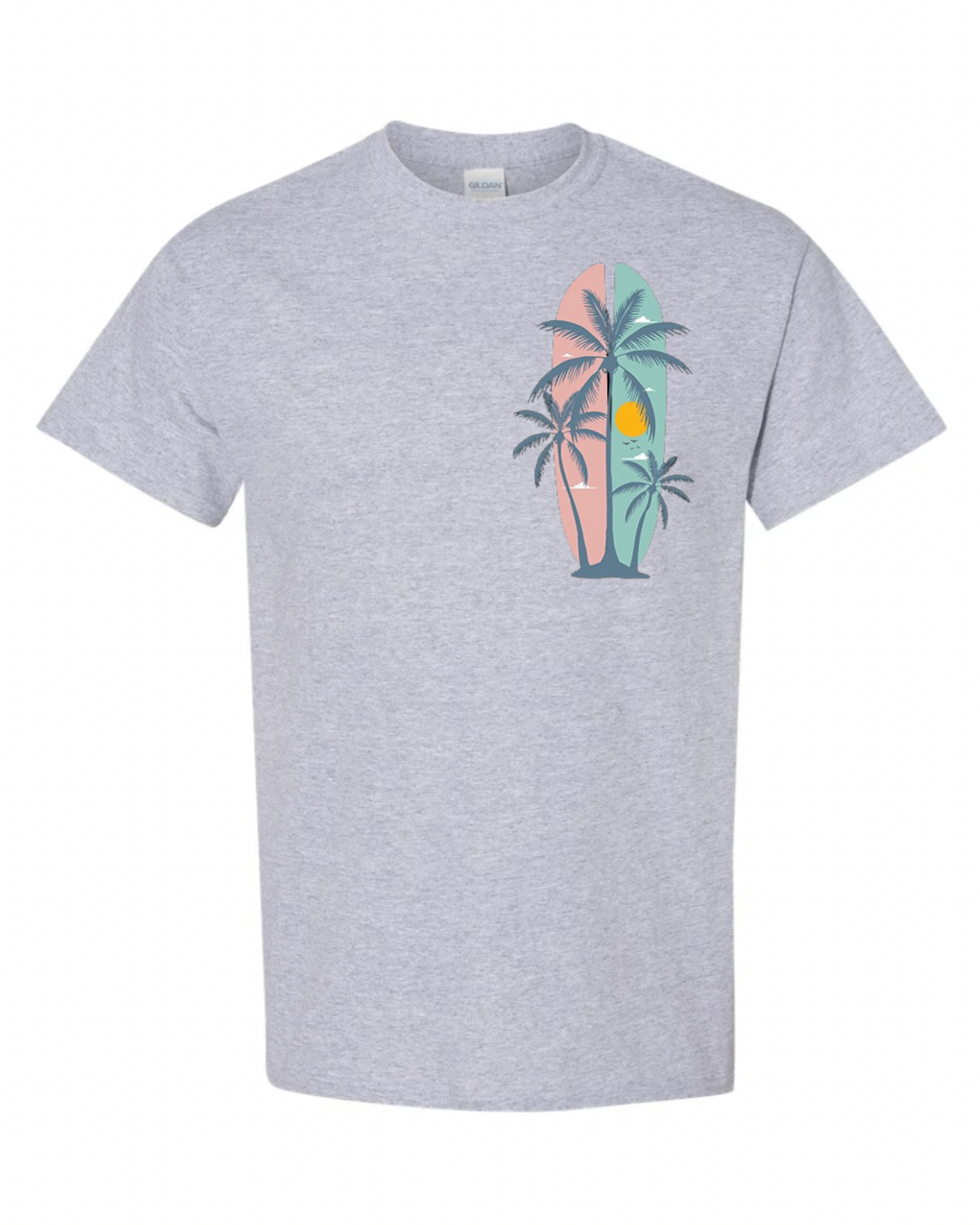 "Summer Palm Trees" Short Sleeve T-Shirt