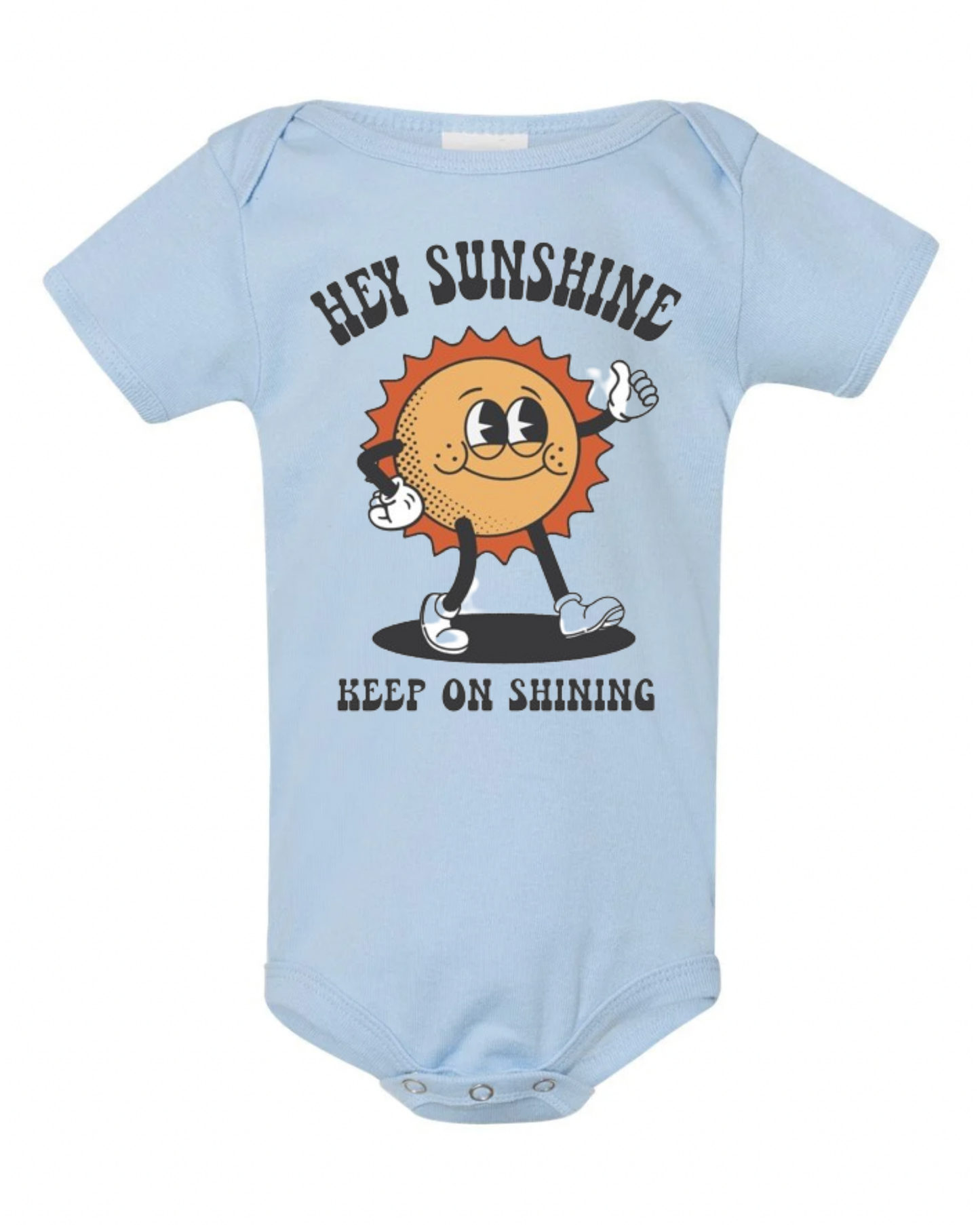 "Hey Sunshine" Baby Short Sleeve Onesie