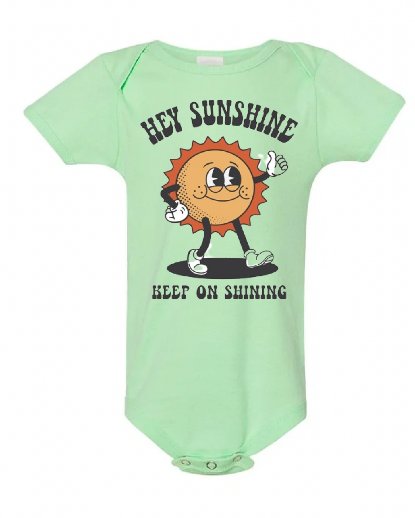 "Hey Sunshine" Baby Short Sleeve Onesie