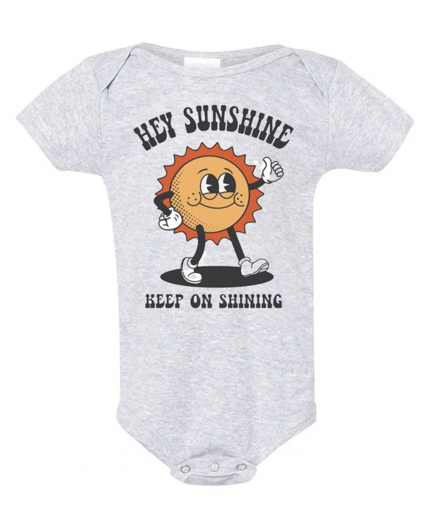 "Hey Sunshine" Baby Short Sleeve Onesie