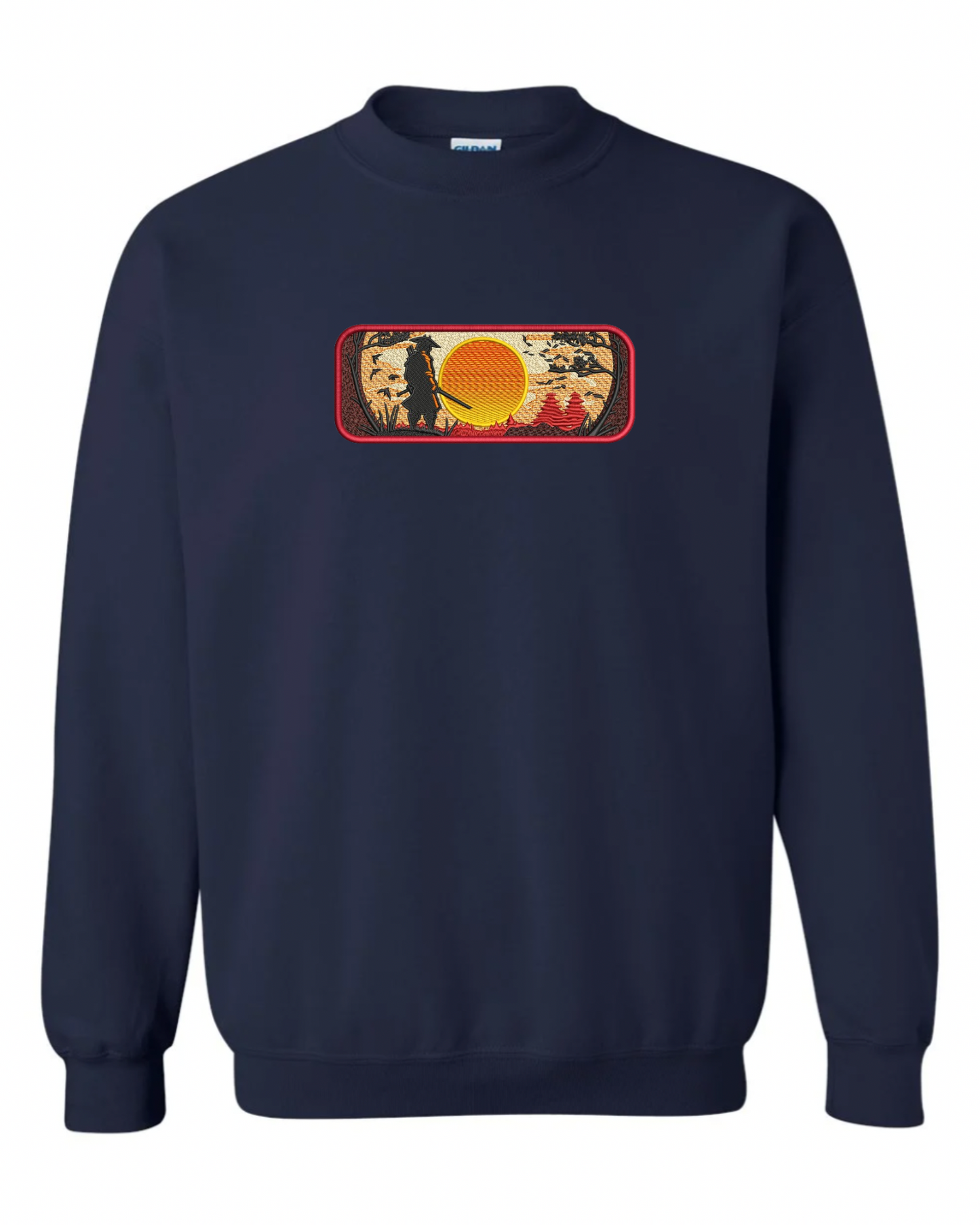 Samurai Sunrise Crewneck Sweatshirt