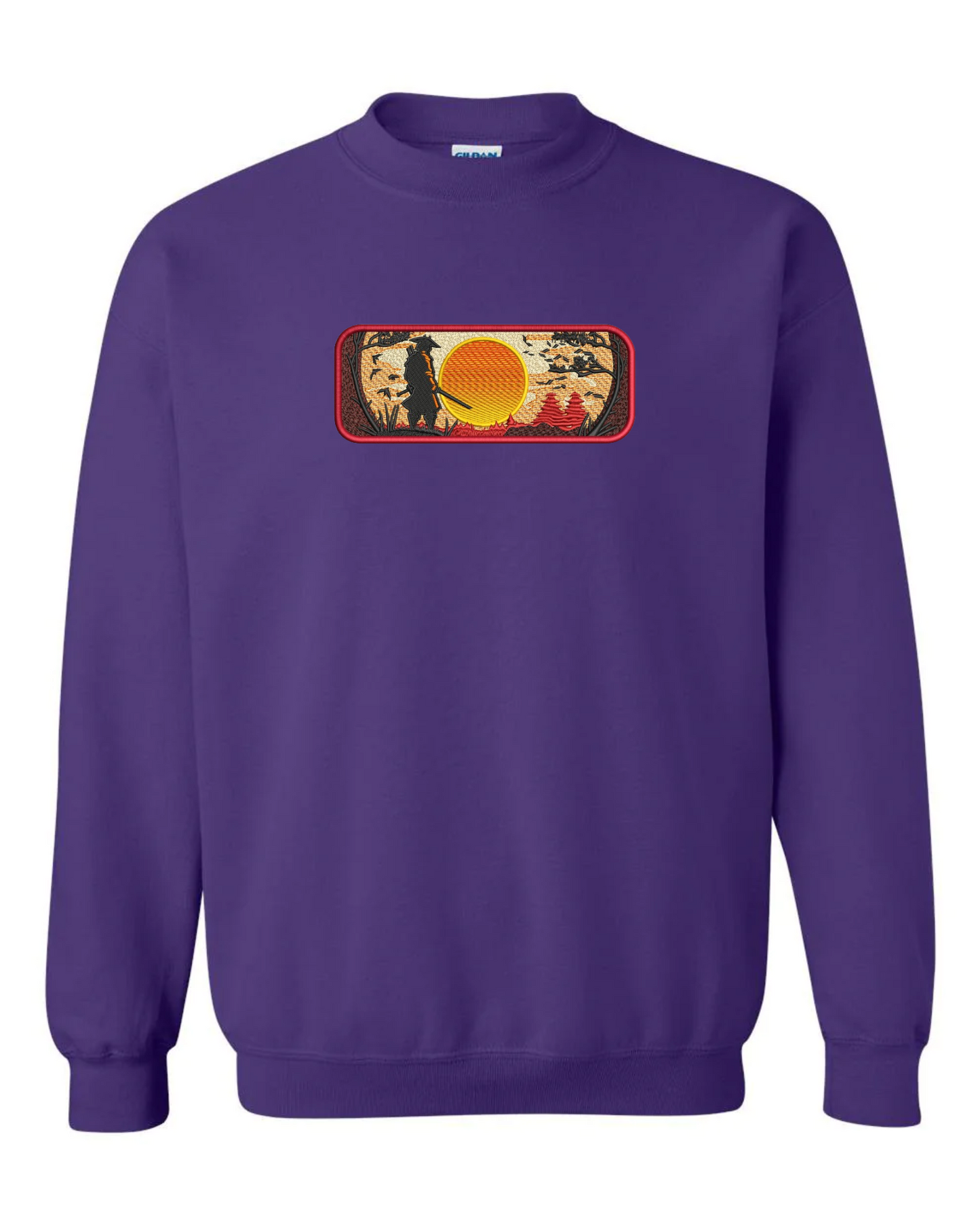 Samurai Sunrise Crewneck Sweatshirt