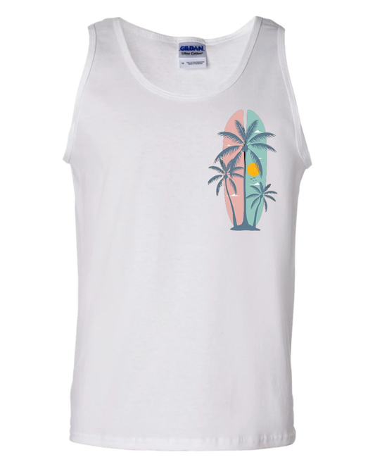 "Summer Palm Trees" Men's Tank Top