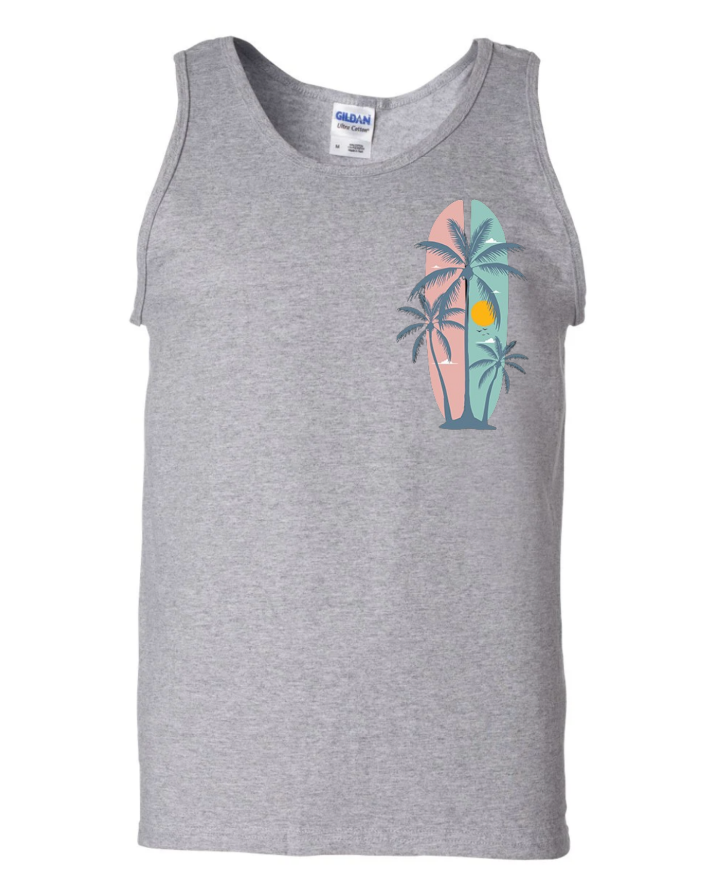 "Summer Palm Trees" Men's Tank Top