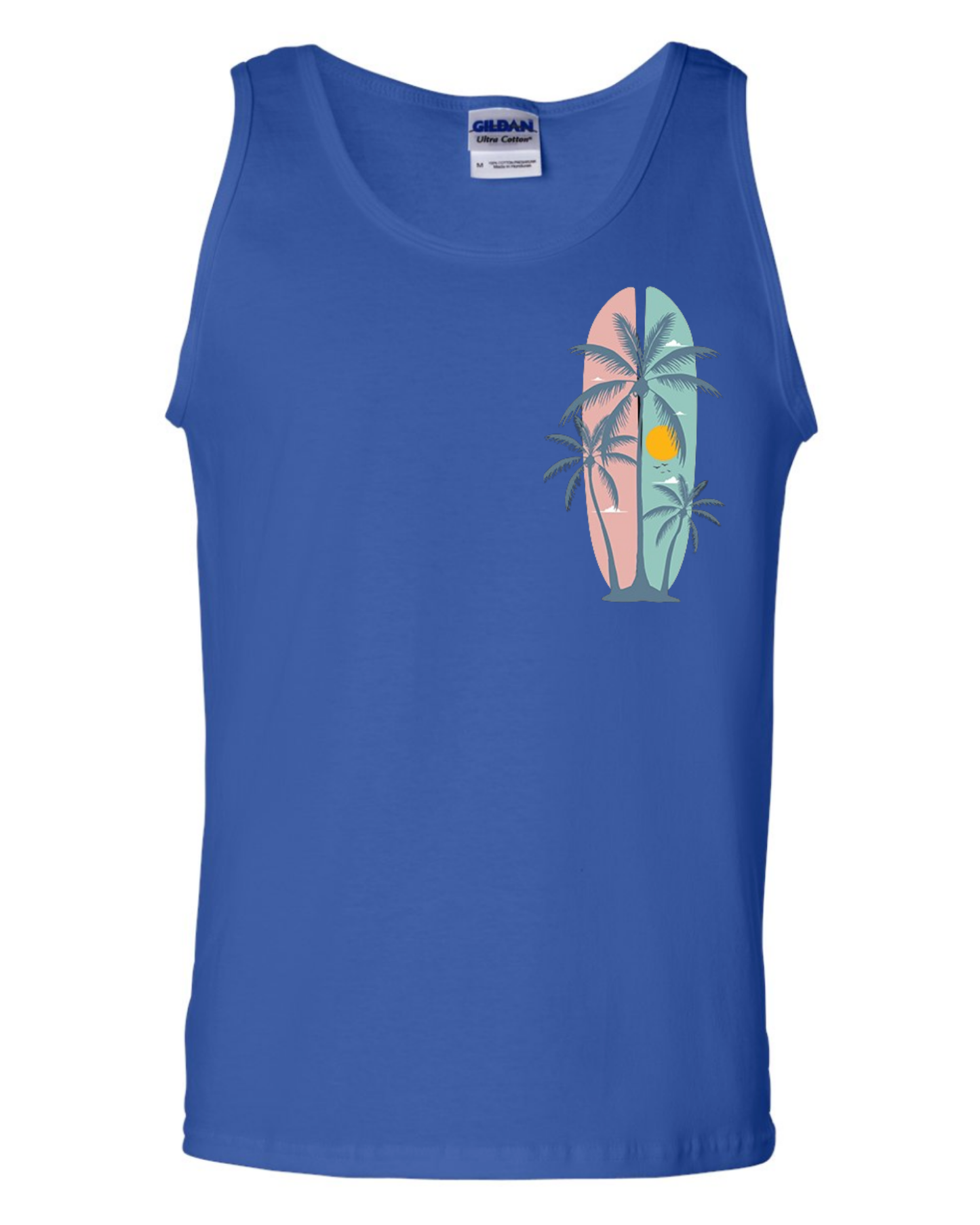 "Summer Palm Trees" Men's Tank Top