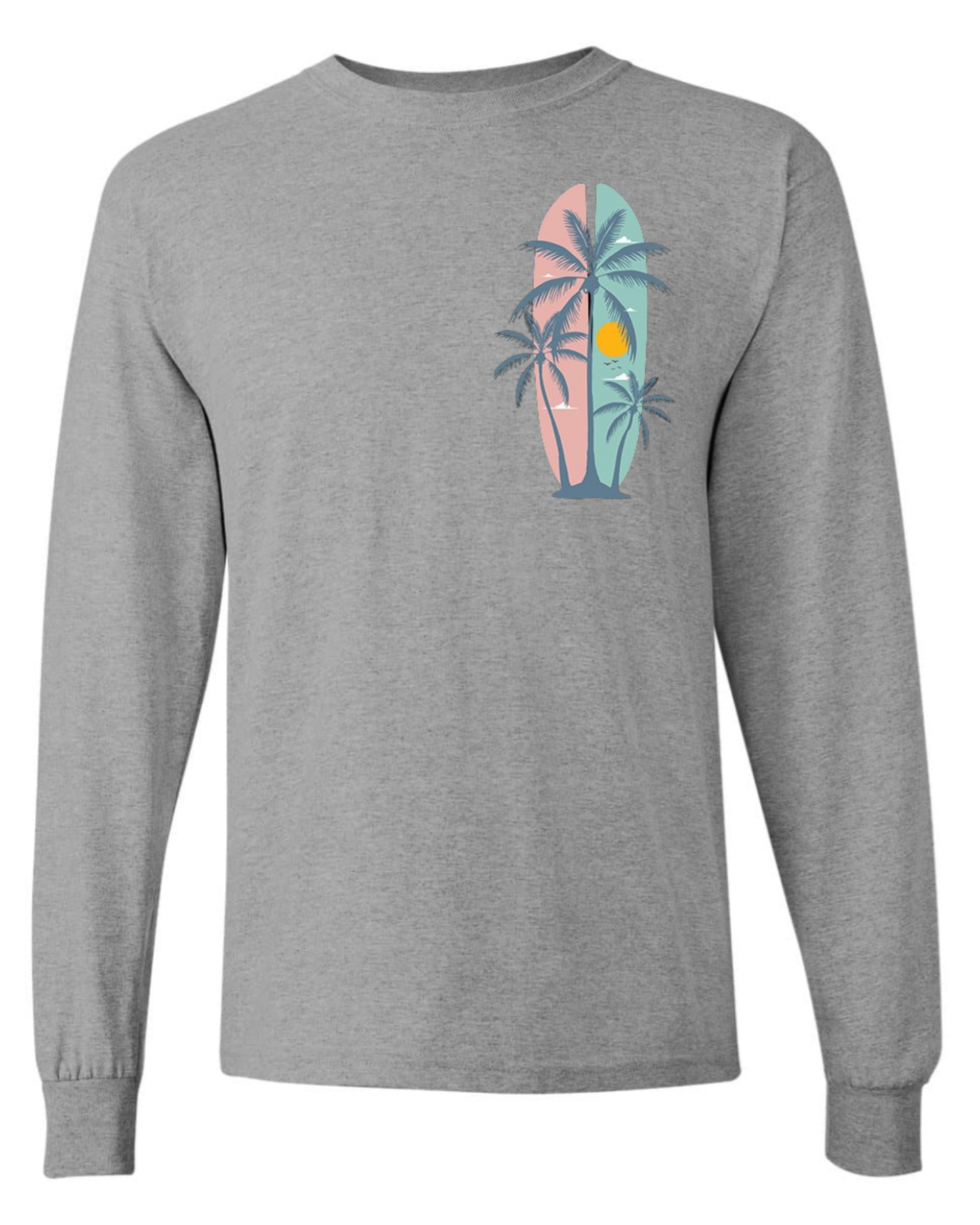 "Summer Palm Trees" Long Sleeve T-Shirt