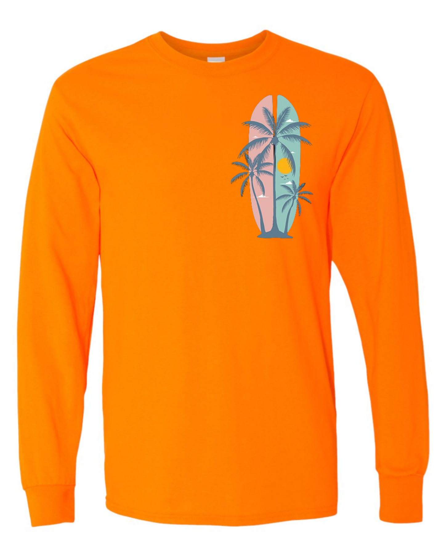 "Summer Palm Trees" Long Sleeve T-Shirt