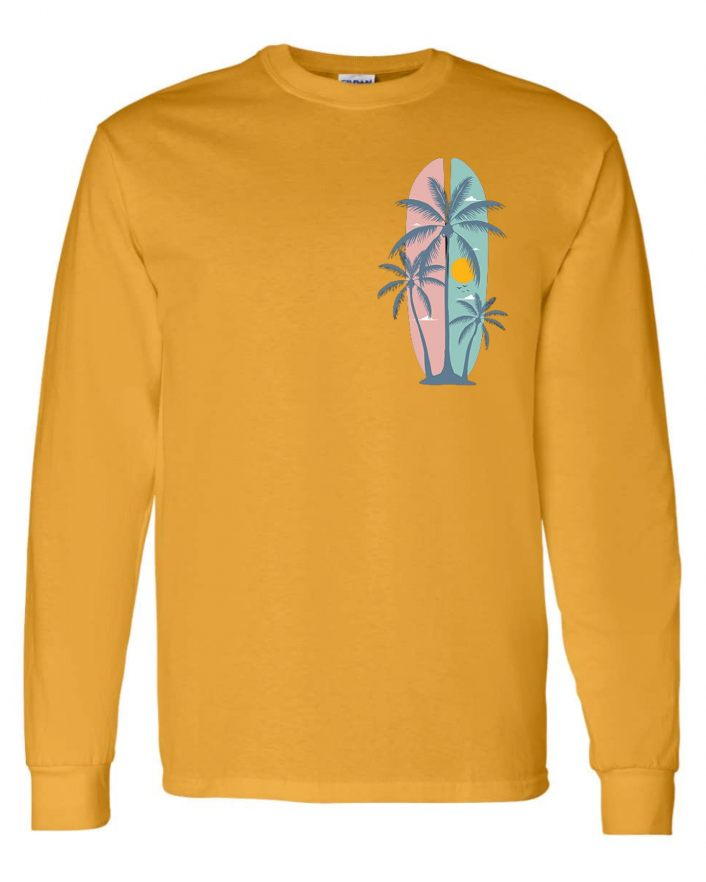 "Summer Palm Trees" Long Sleeve T-Shirt