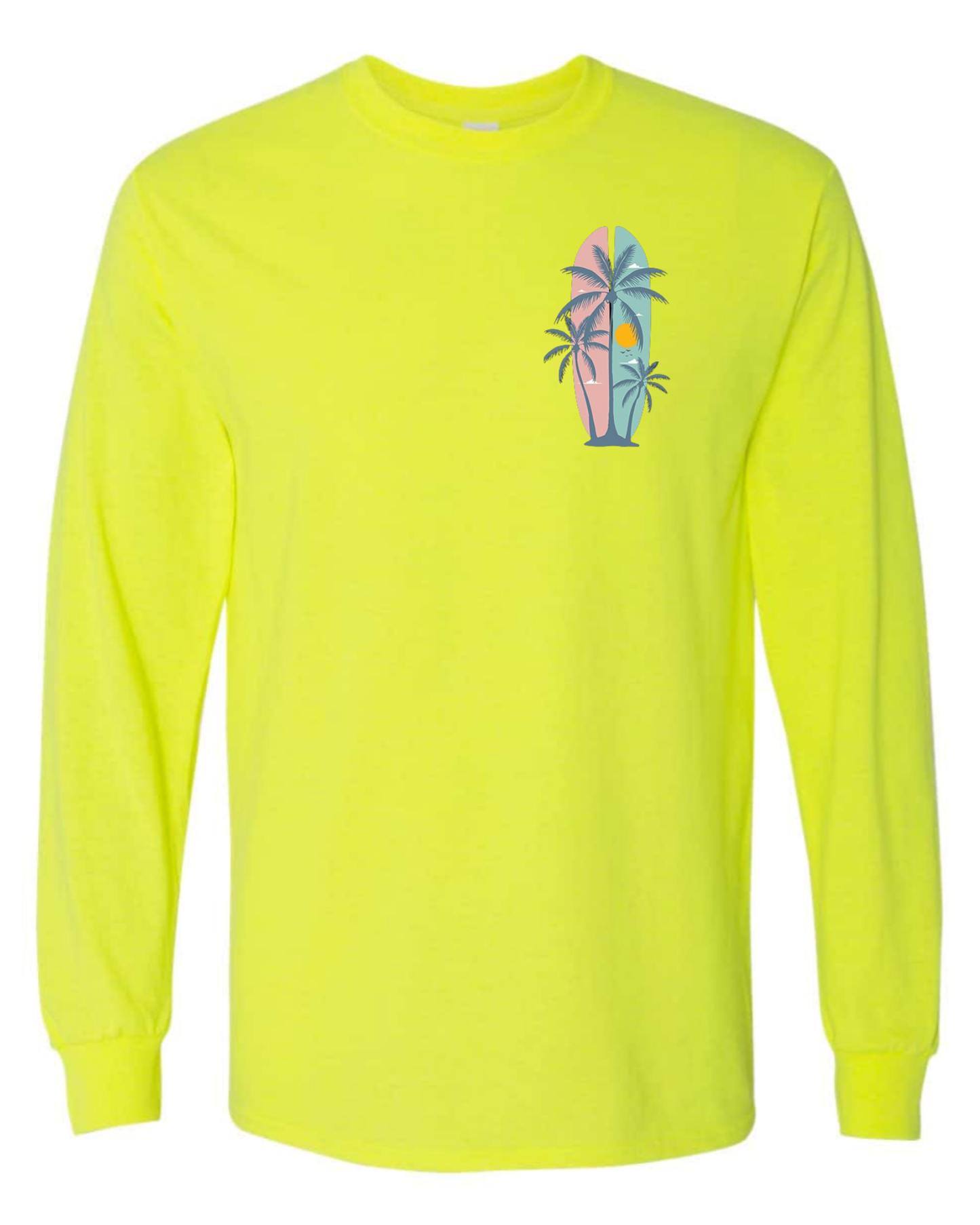 "Summer Palm Trees" Long Sleeve T-Shirt