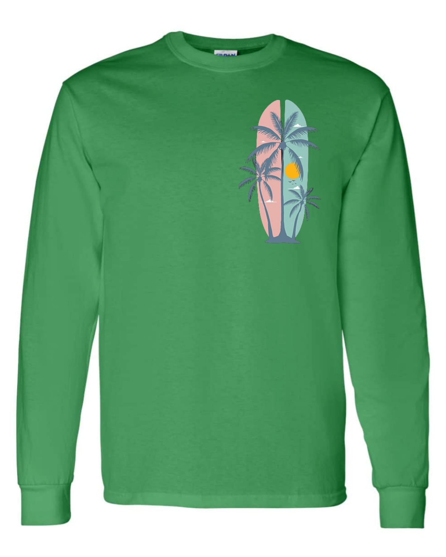 "Summer Palm Trees" Long Sleeve T-Shirt