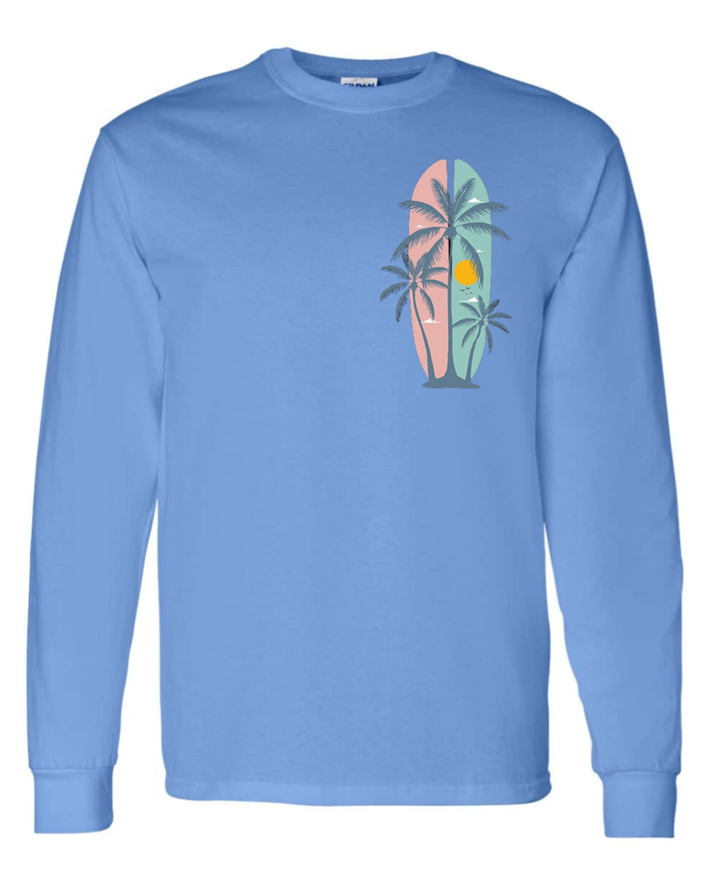 "Summer Palm Trees" Long Sleeve T-Shirt