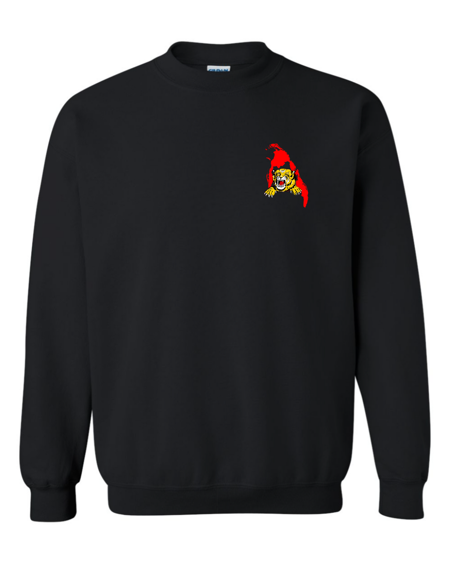 Tamil Eelam Map and Tiger Crewneck Sweatshirt