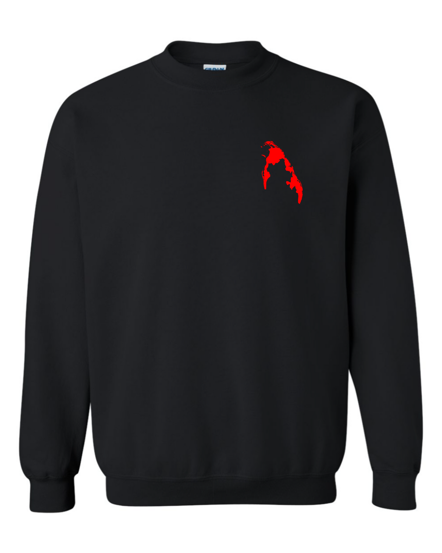 Tamil Eelam Map Crewneck Sweatshirt