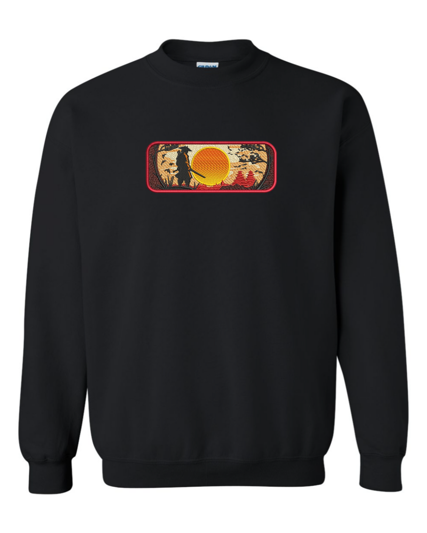 Samurai Sunrise Crewneck Sweatshirt