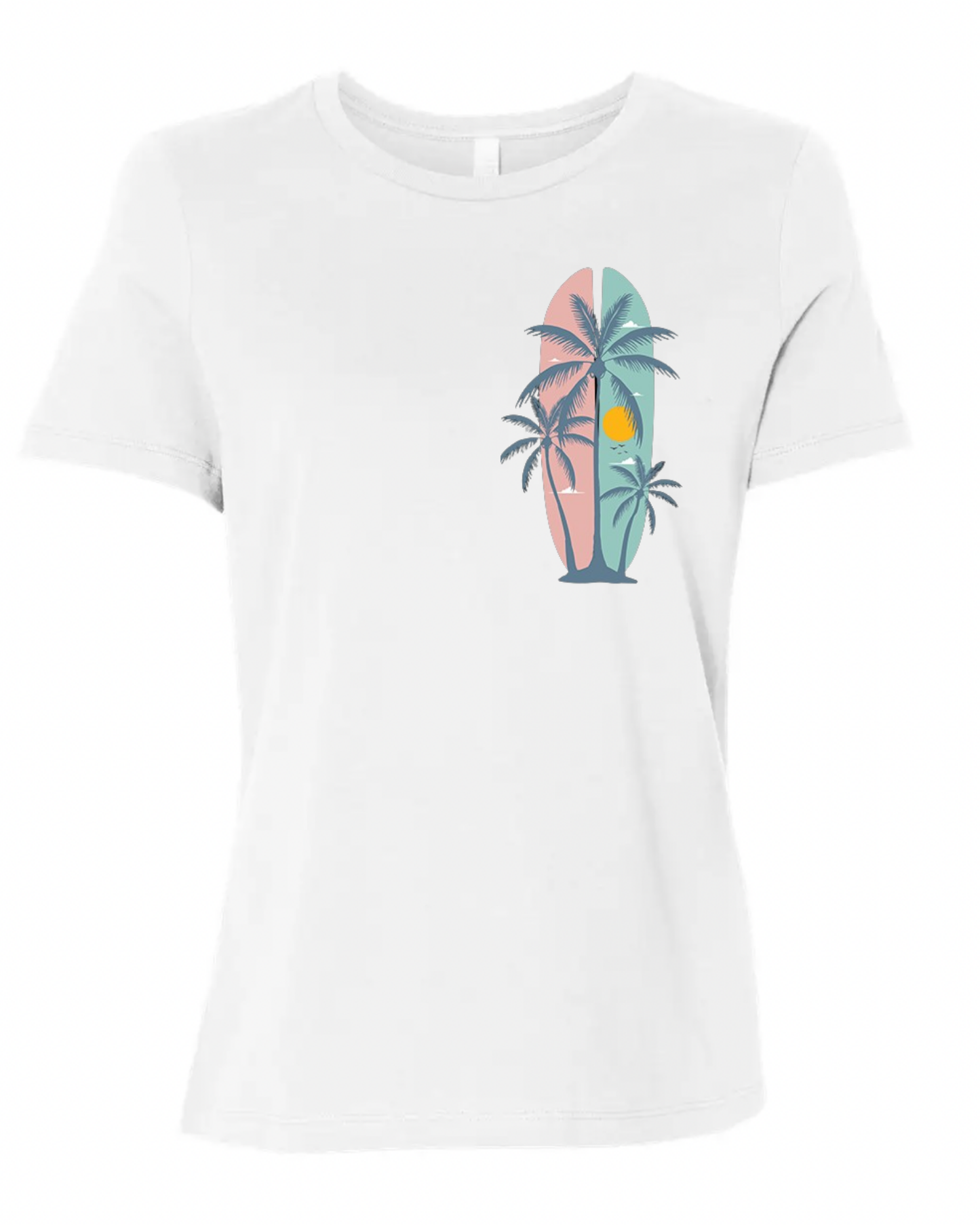 "Summer Palm Trees" Women's Short Sleeve T-Shirt