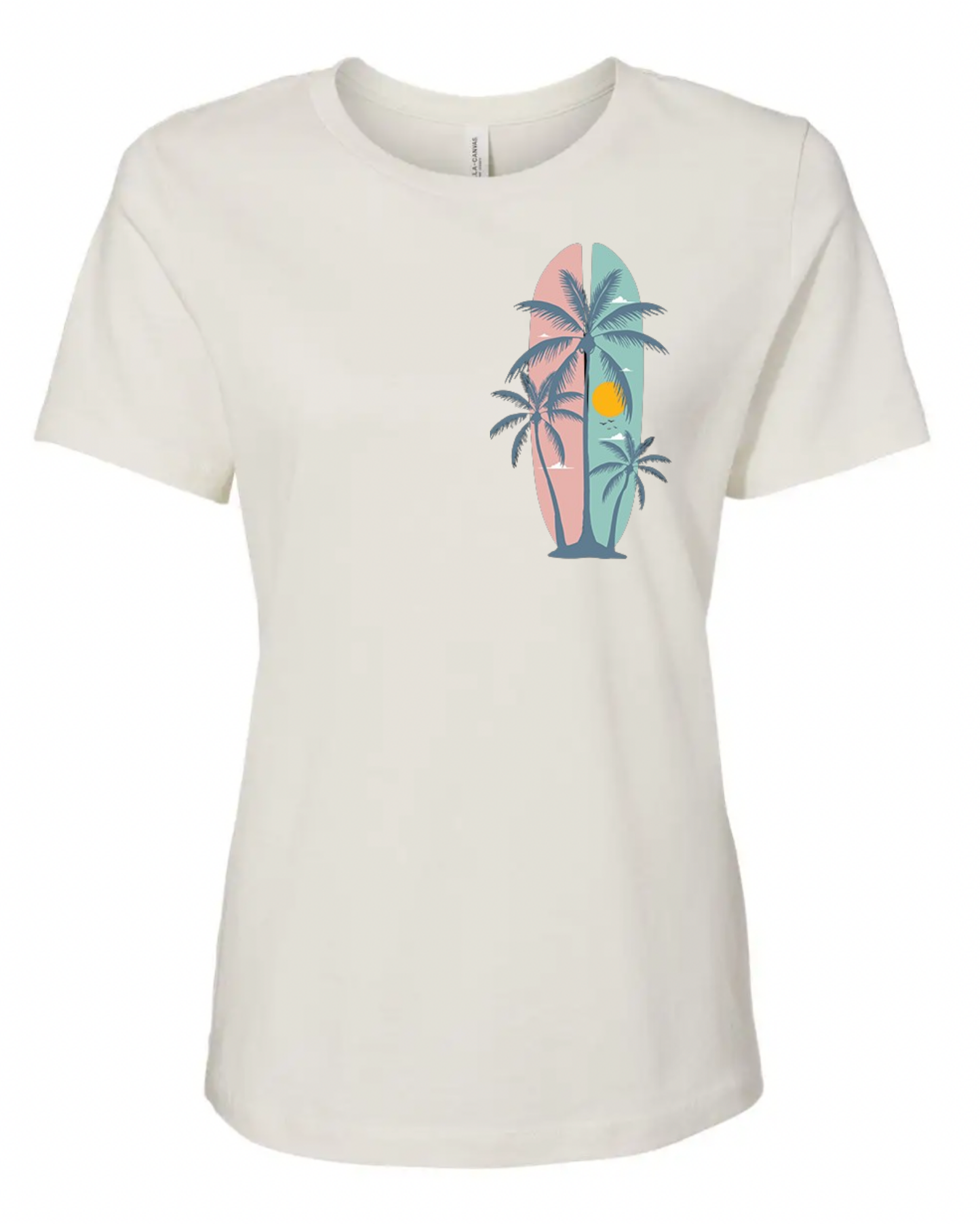 "Summer Palm Trees" Women's Short Sleeve T-Shirt