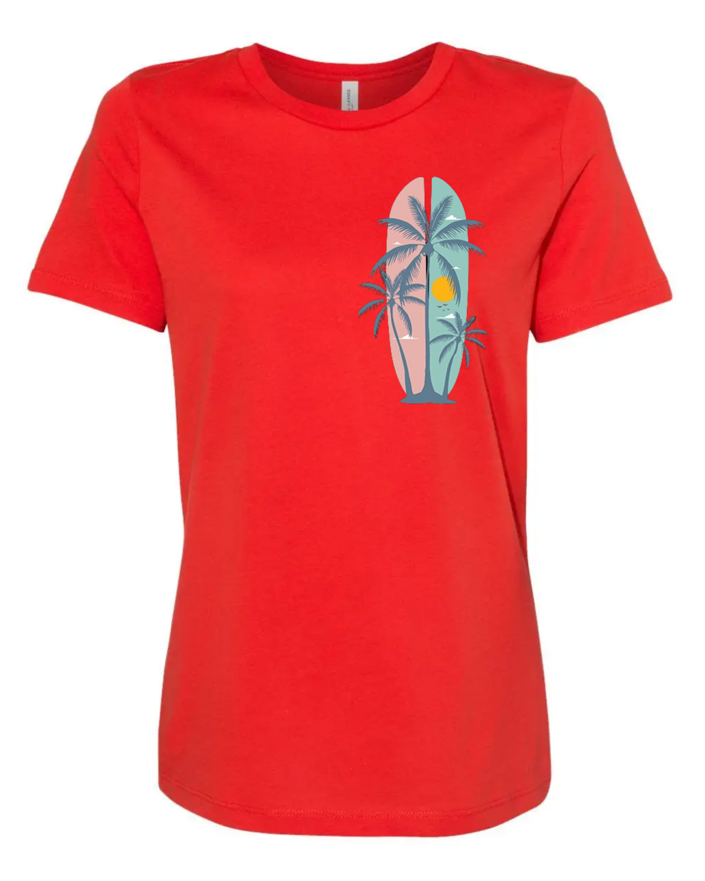 "Summer Palm Trees" Women's Short Sleeve T-Shirt