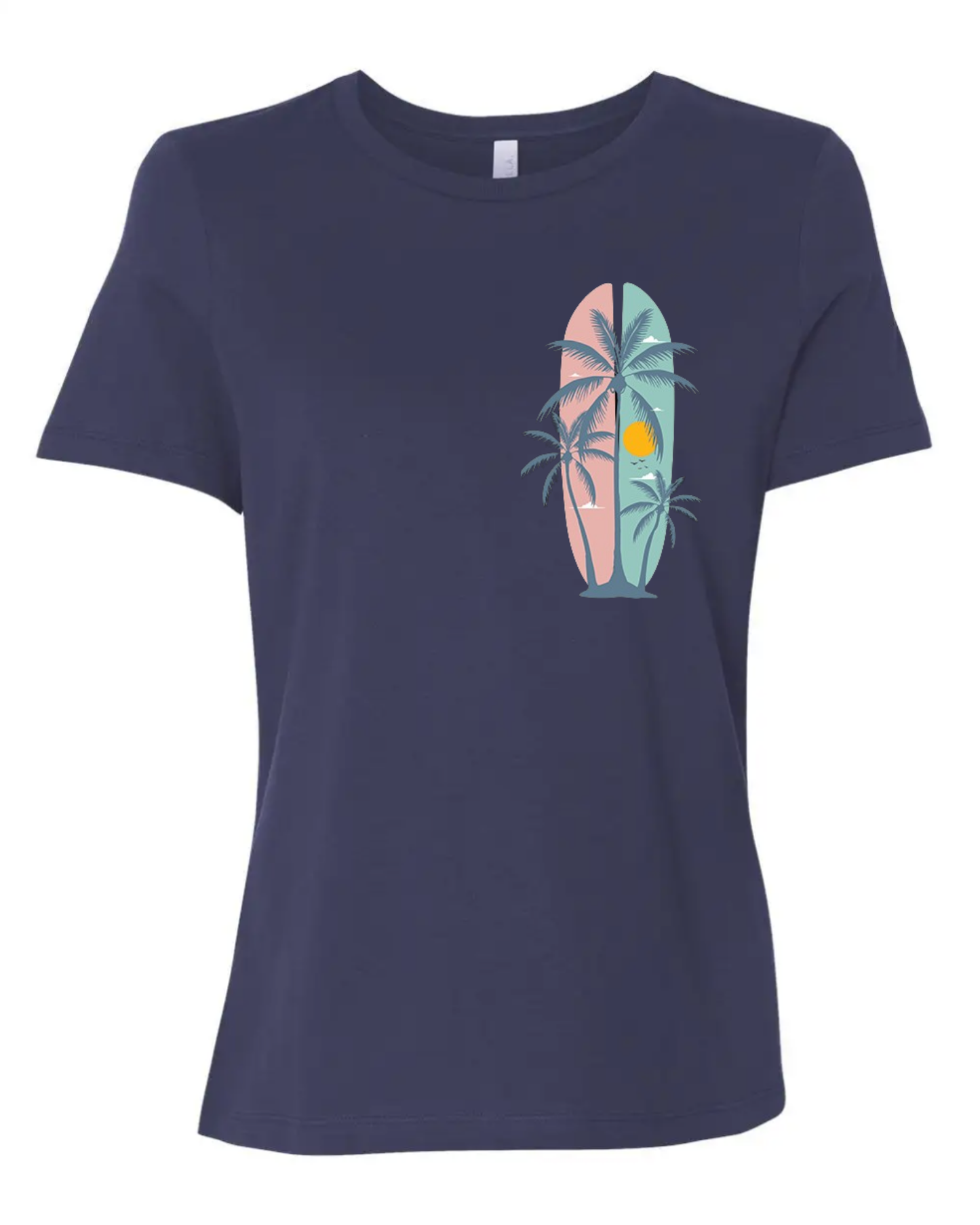 "Summer Palm Trees" Women's Short Sleeve T-Shirt