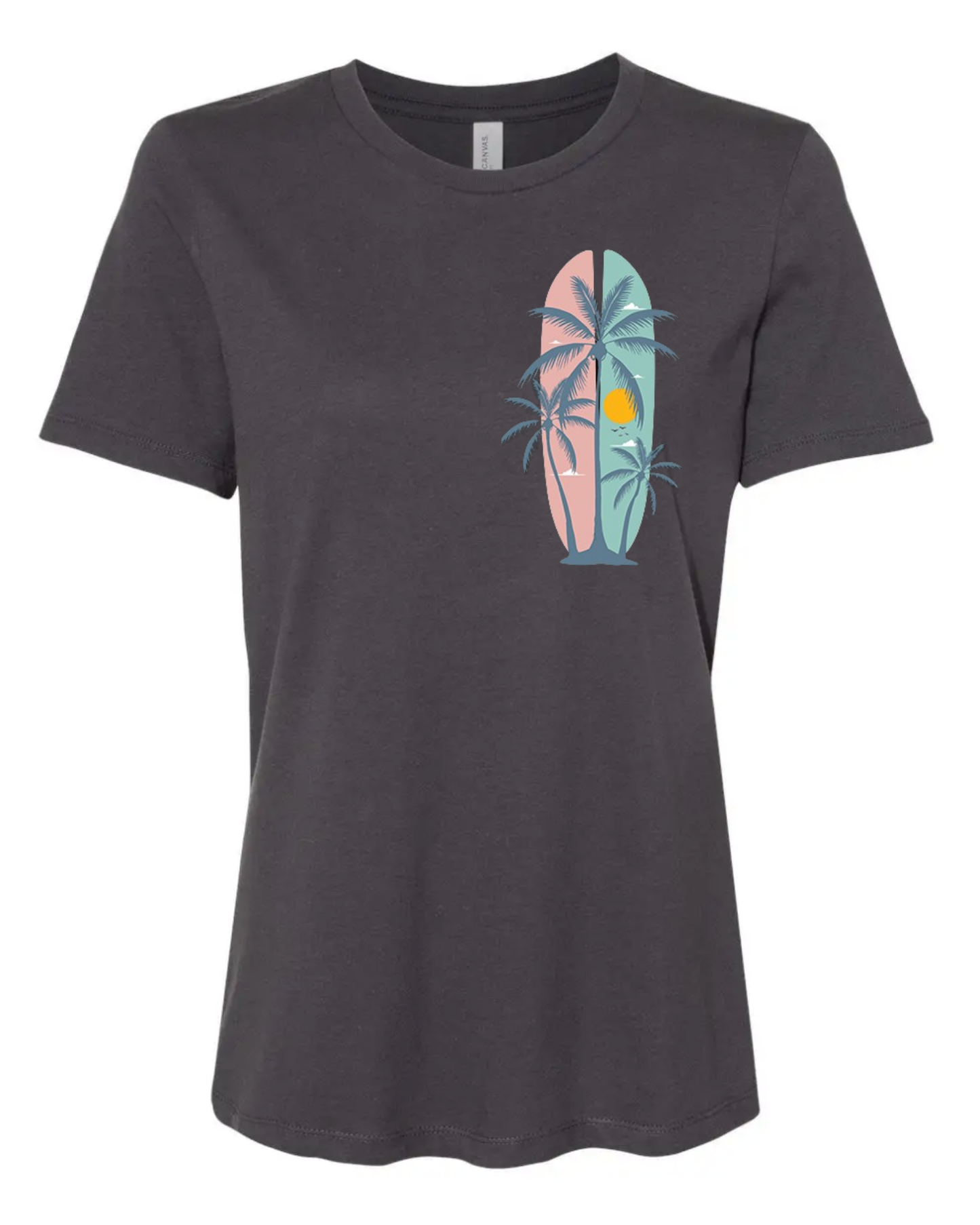 "Summer Palm Trees" Women's Short Sleeve T-Shirt